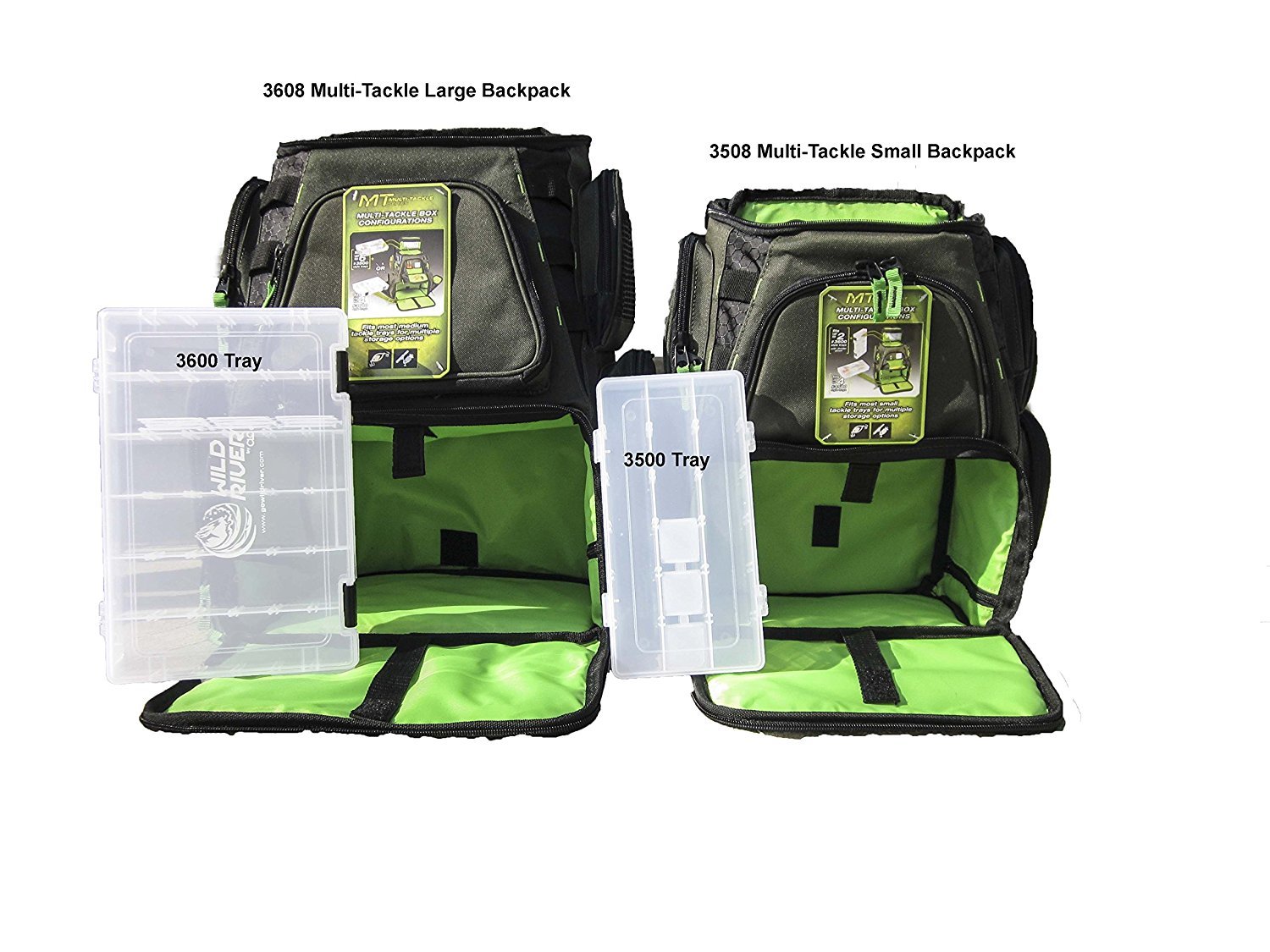 Wild River 3508 Multi-Tackle Small Fishing Backpack - Compact & Durable for Fly Fishing, Bass Angling & Outdoor Adventures