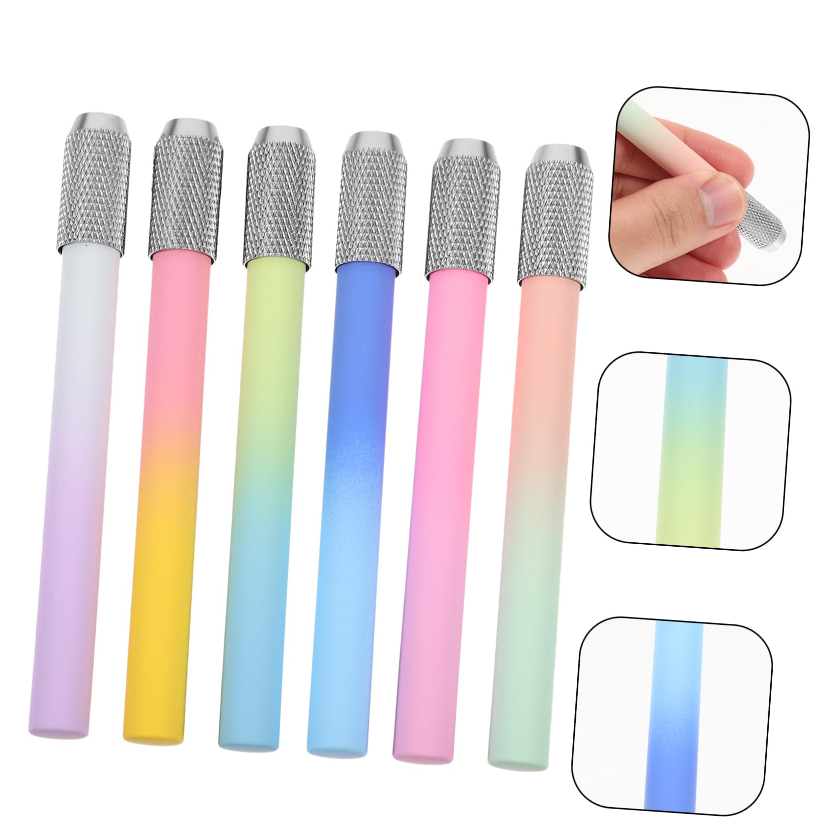 DIYEAH 6pcs Metal Copper Pencil Extender Pens for Wax Office Supplies Pencils - School, Art, Drawing & Crafting Essential Tool