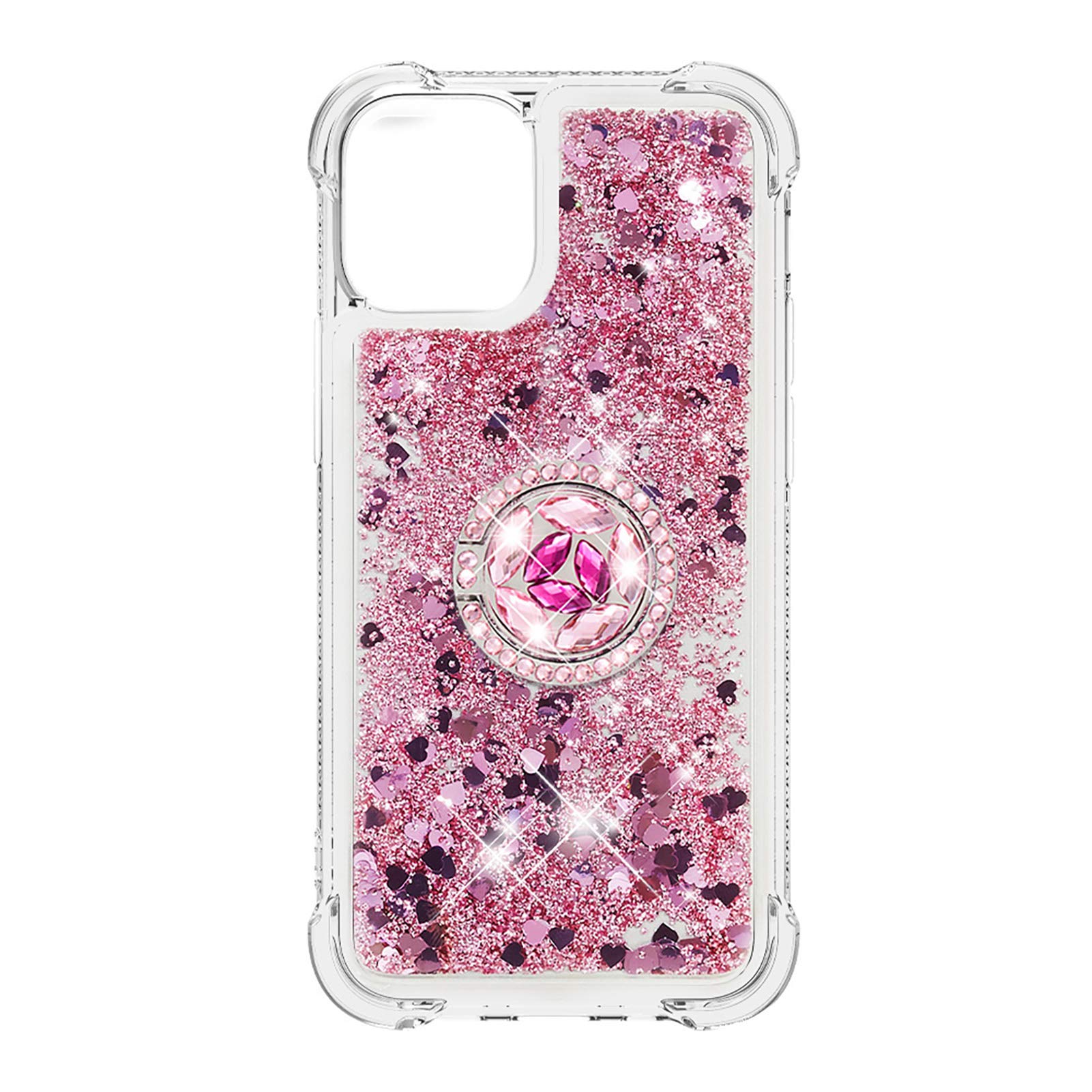 CCSmall Liquid Glitter Phone Case Compatible with iPhone 12 Pro Max (6.7
