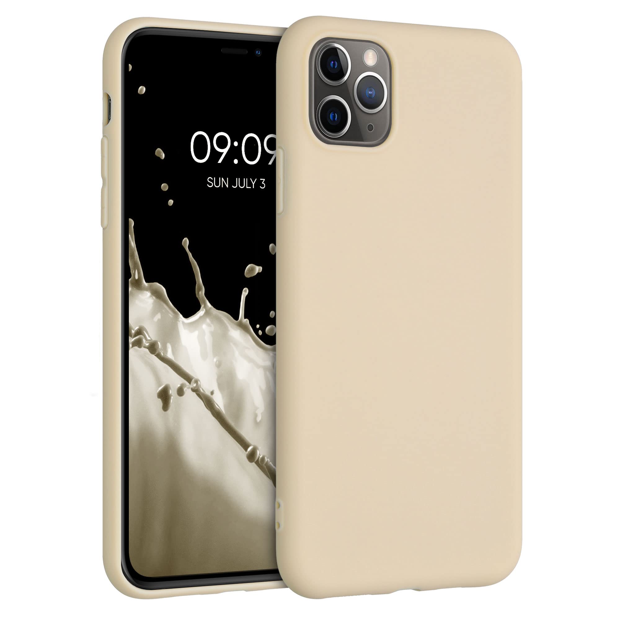 kwmobile Flexible TPU Case for Apple iPhone 11 Pro Max - Slim Soft Protective Phone Cover with Sugar Frosting Design - Perfect for Everyday Use, Work & Travel