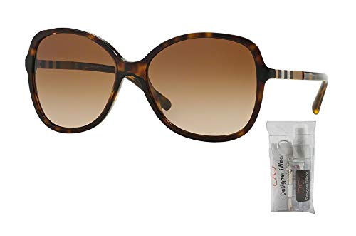 BURBERRY BE 4197 300213 Sunglasses - Dark Havana Frame UV Protection - Stylish Luxury Shades for Women & Men | Perfect for Driving, Travel & Outdoor Fashion