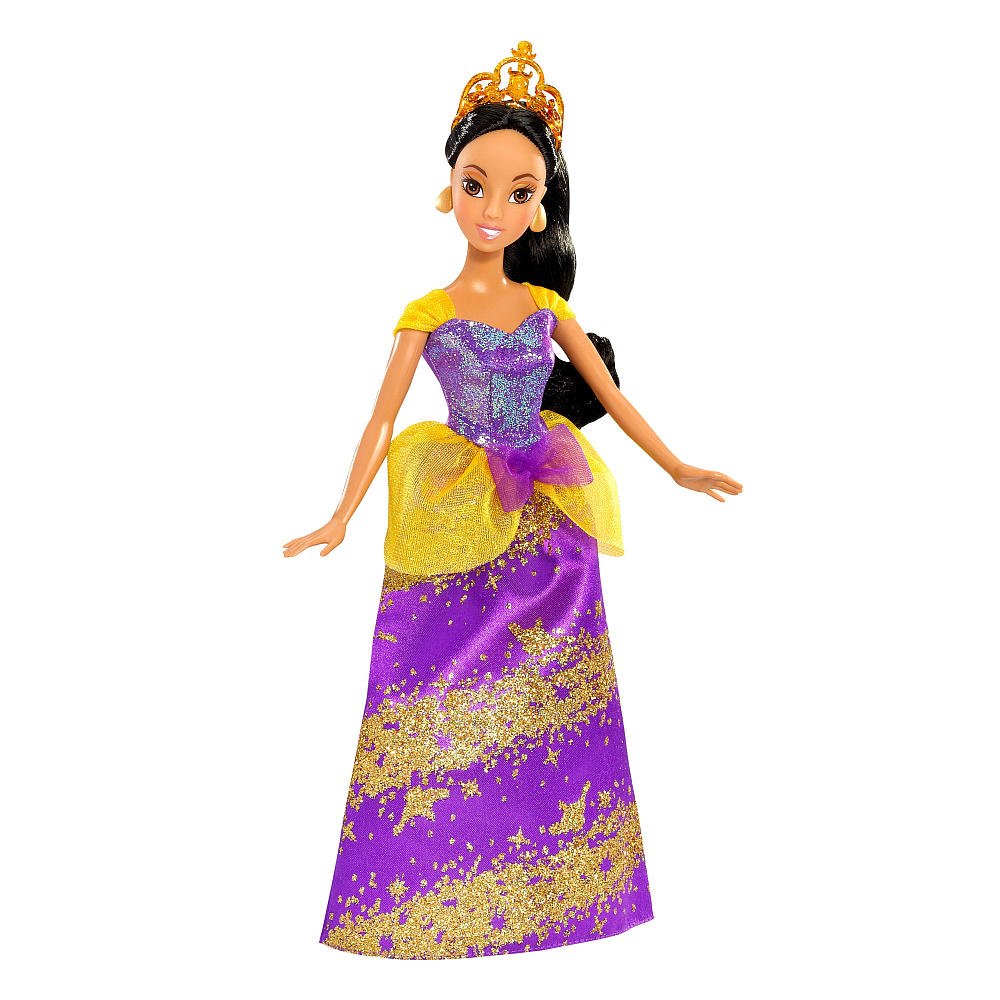 Disney Princess Sparkling Princess Jasmine Doll - Authentic Collectible Toy for Kids & Disney Fans | Perfect for Birthday Gifts, Playtime & Disney Themed Decorations