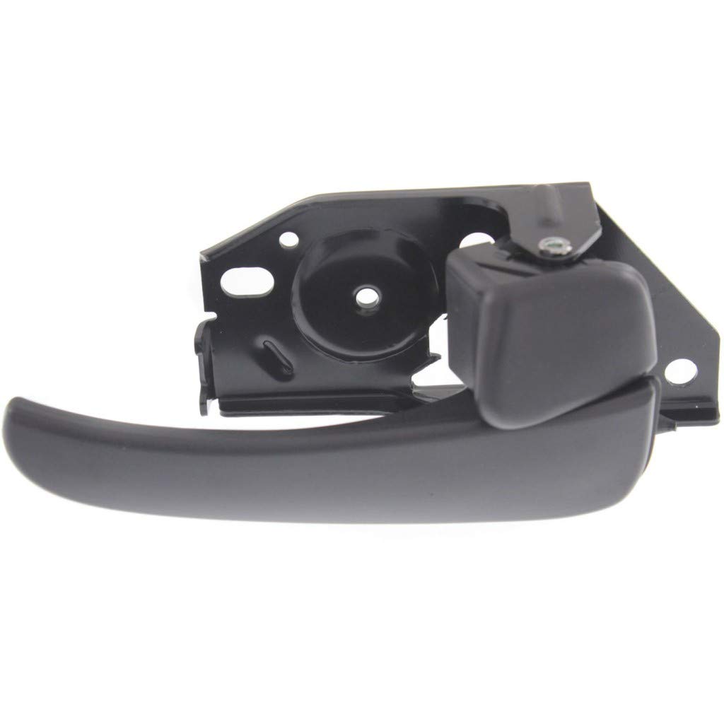 2001-2006 Kia Optima Front or Rear Passenger Side Interior Door Handle with Lock Button - Textured Black Replacement for SE/EX Trim | Perfect for Door Repair & Car Interior Upgrade