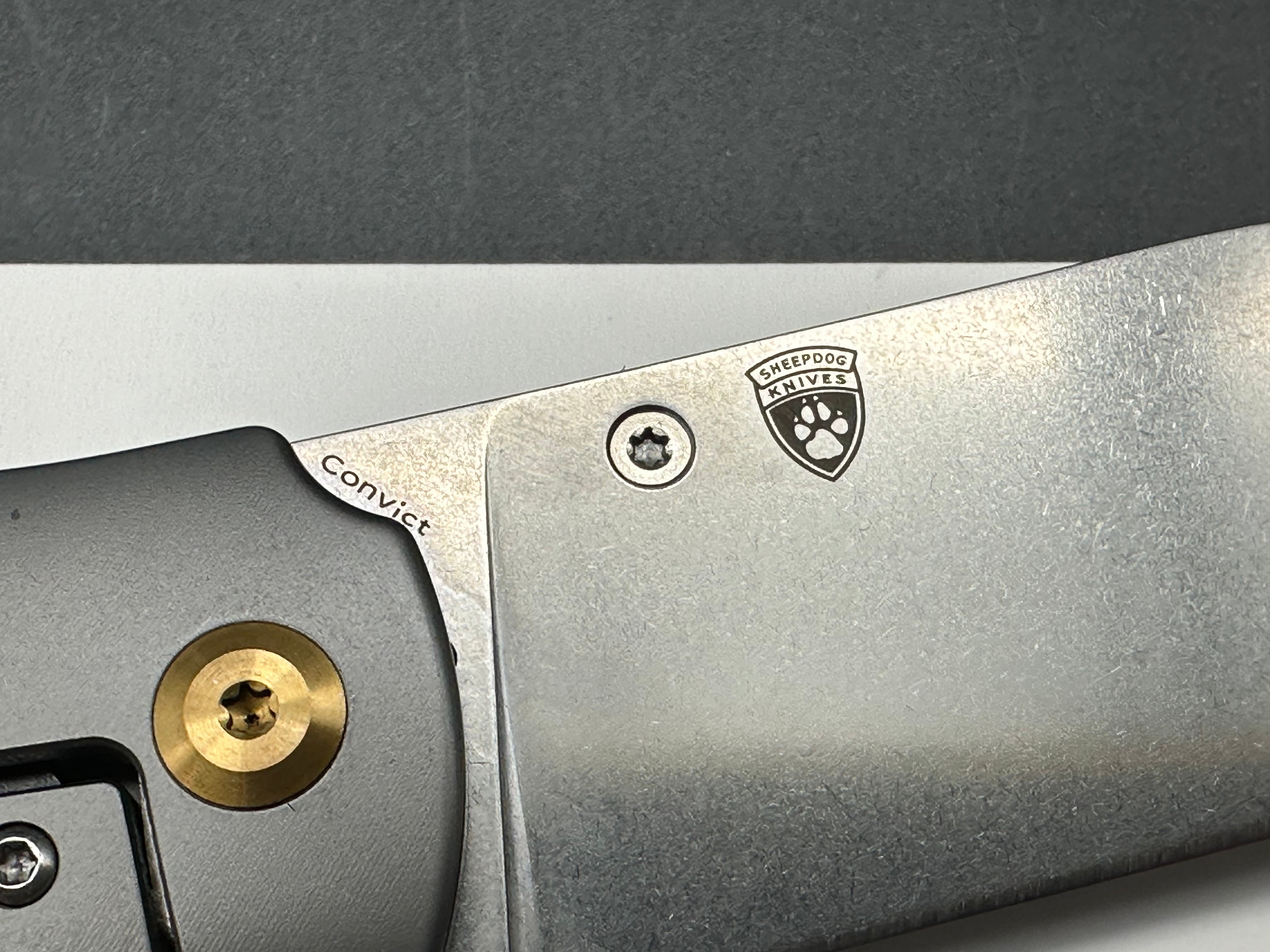 Premium Kansept Convict Titanium Folding Knife with S35VN Steel Blade - EDC, Outdoor, Survival & Tactical Use