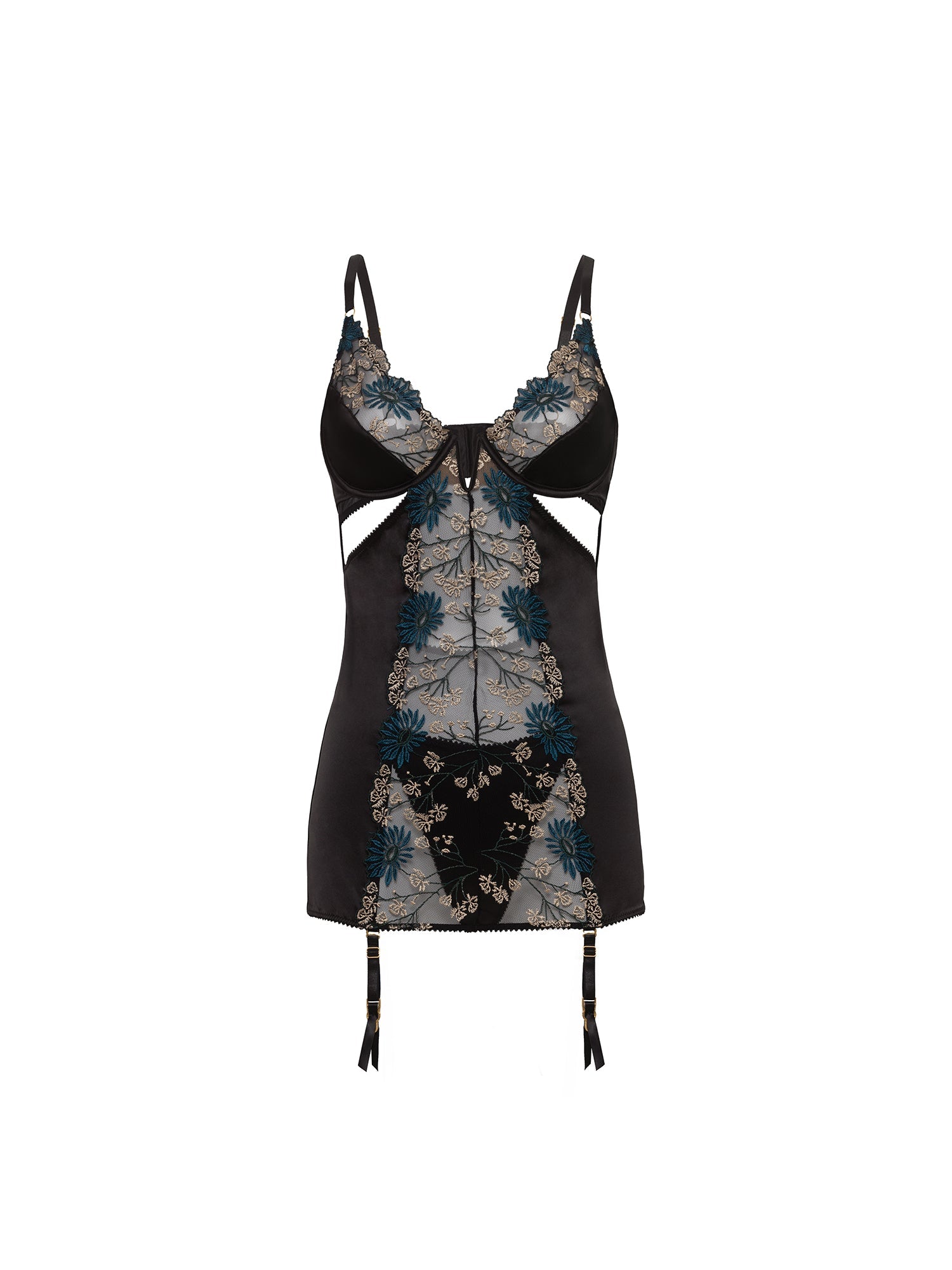 Alani Lace Babydoll Dress for Women - Sexy Lingerie Nightwear with Floral Embroidery | Perfect for Valentine's Day, Bridal Shower & Romantic Nights