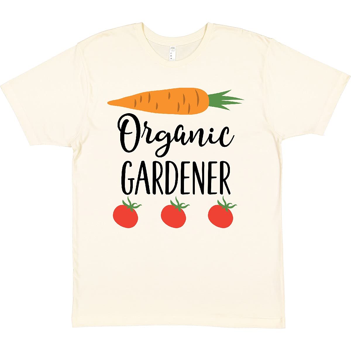 Inktastic Gardening Organic Gardener T-Shirt for Men & Women - Comfortable Cotton Tee for Plant Lovers, Garden Enthusiasts - Perfect for Outdoor Activities, Gardening Work, and Casual Wear