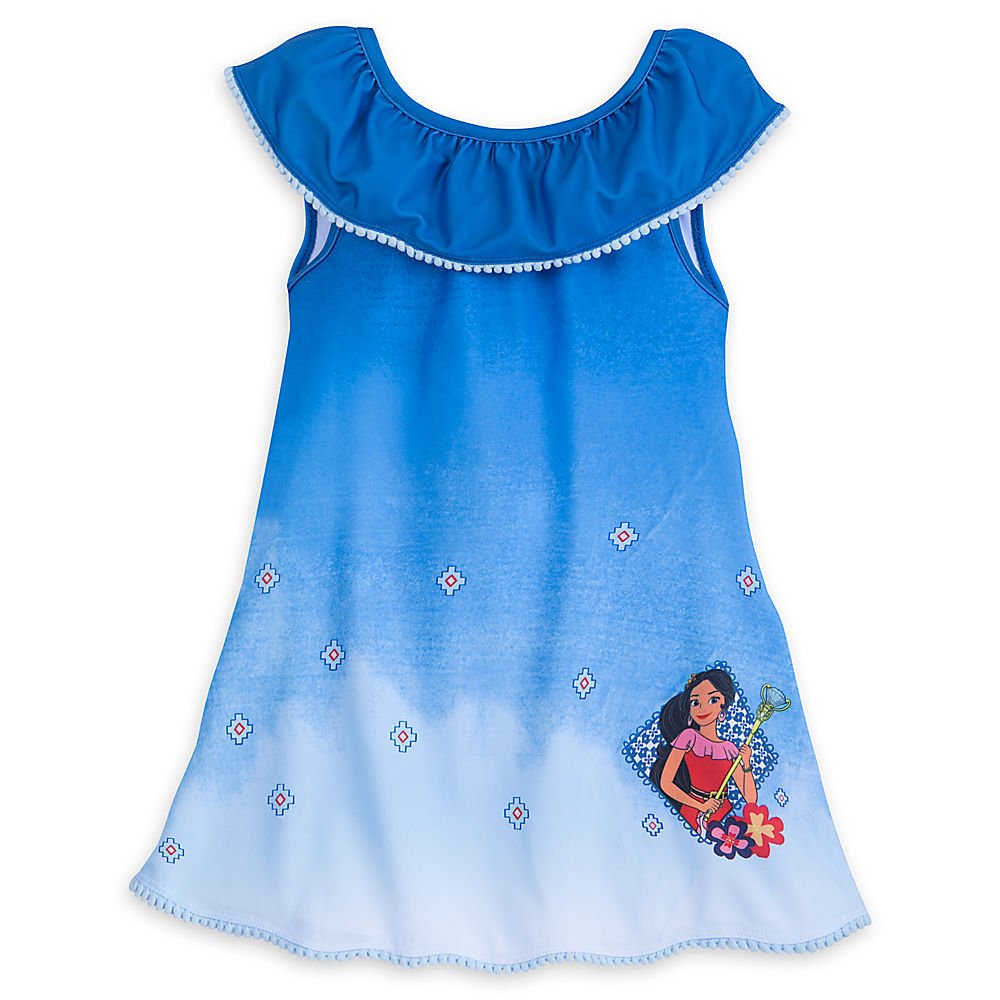 Disney Elena of Avalor Girls Swimsuit Cover-Up - Lightweight Beach Dress for Pool, Vacation & Summer Outings