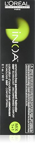 L'Oreal Inoa Ammonia-Free Permanent Hair Color 6.0/6nn Dark Blonde - 2.1 oz for Salon-Quality At-Home Hair Dyeing & Root Touch-Ups