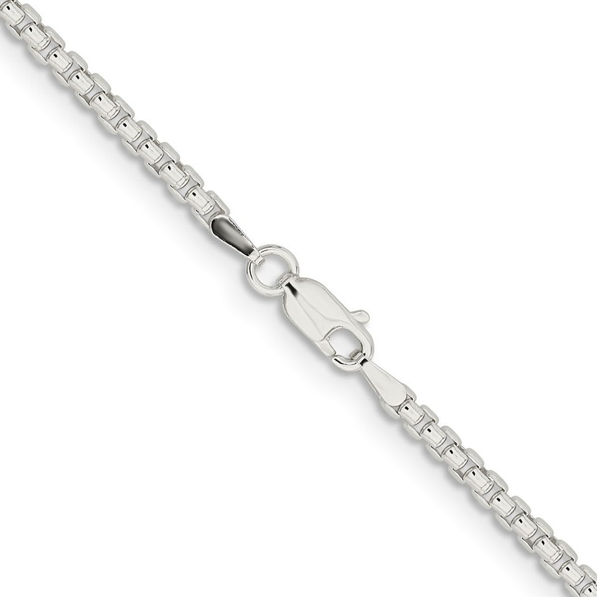 925 Sterling Silver Round Box Chain Necklace for Women & Men - Adjustable Lengths 18-36 Inches | Durable Everyday Jewelry for Gifts, Layering & Fashion Accessories