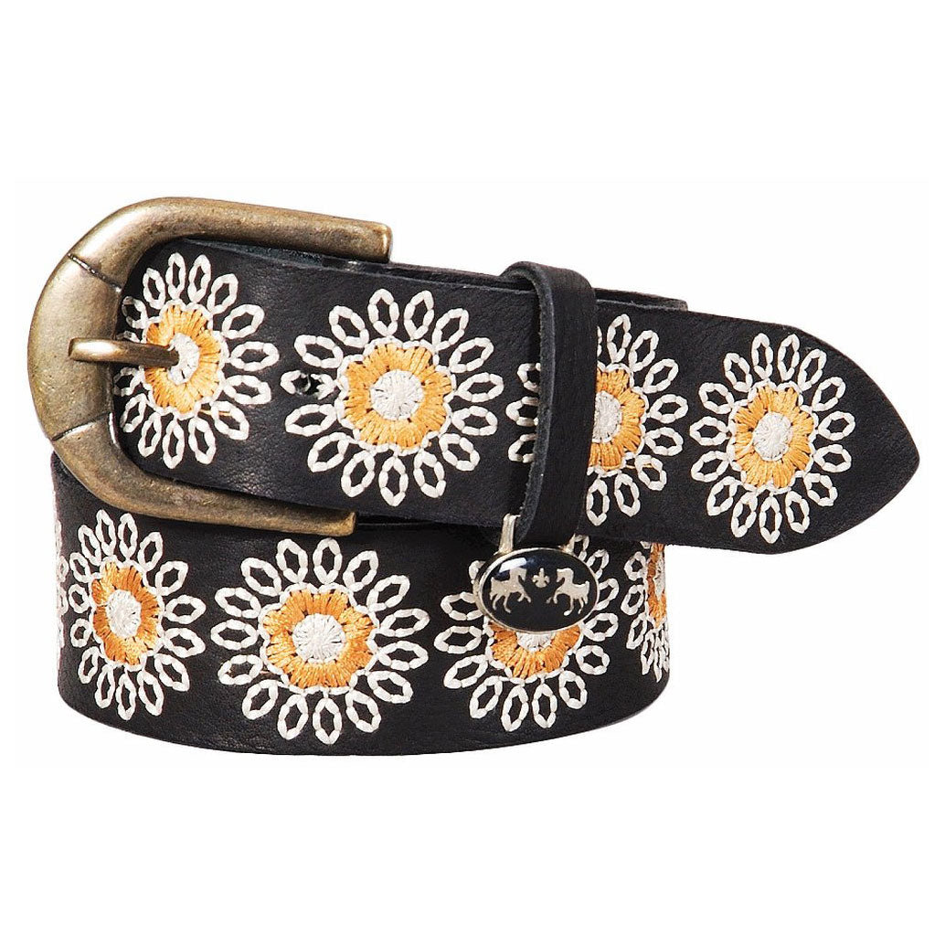 Equine Couture Marie Leather Belt for Women - Stylish Western Fashion Accessory for Horseback Riding & Cowgirl Outfits