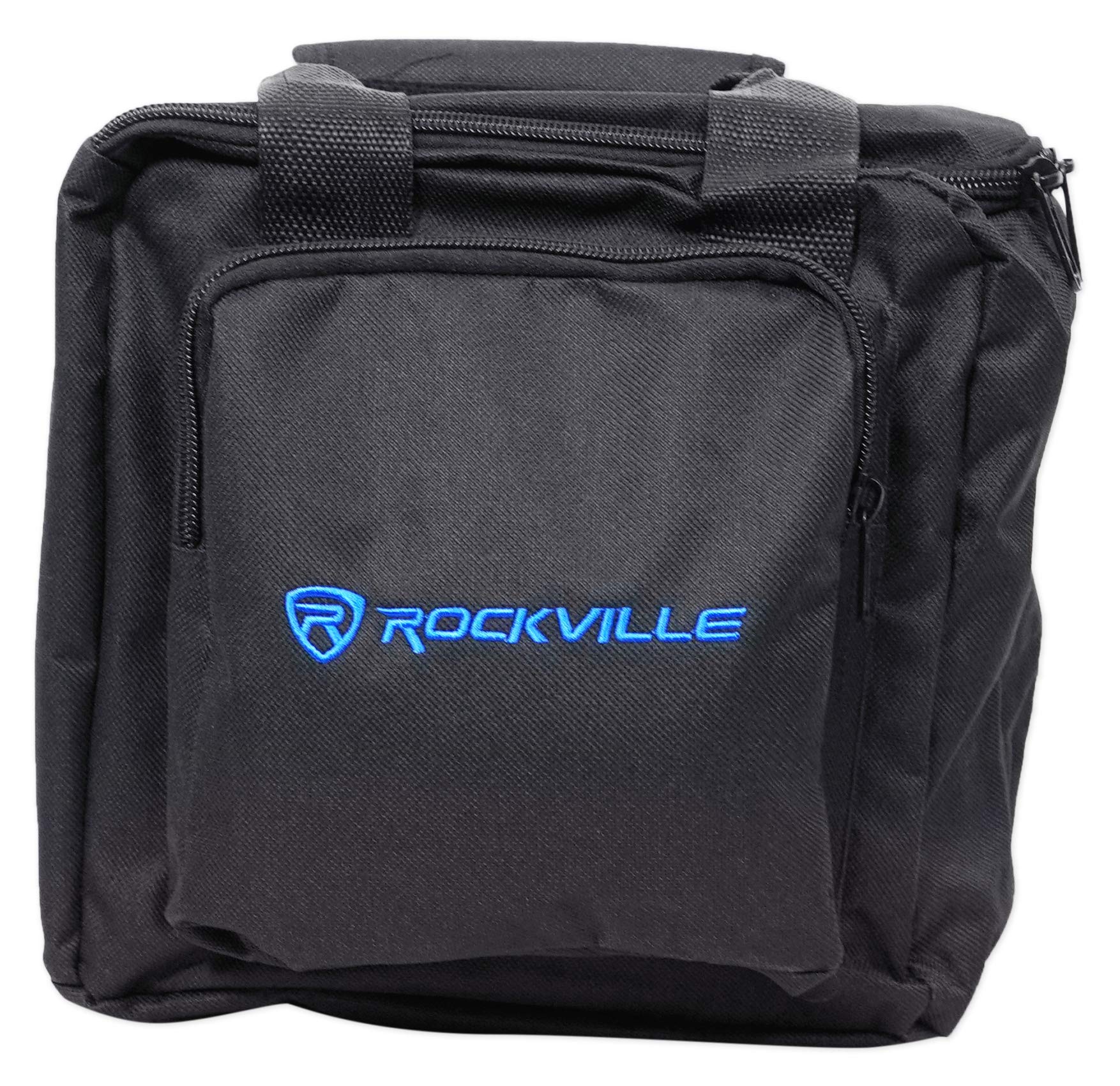 Rockville PAR 61 RGBWA+UV Rechargeable Battery DJ Lights with DMX Control, Remote & Carrying Bag - Perfect for Stage Lighting, Wedding Events, and Nightclub Disco Parties