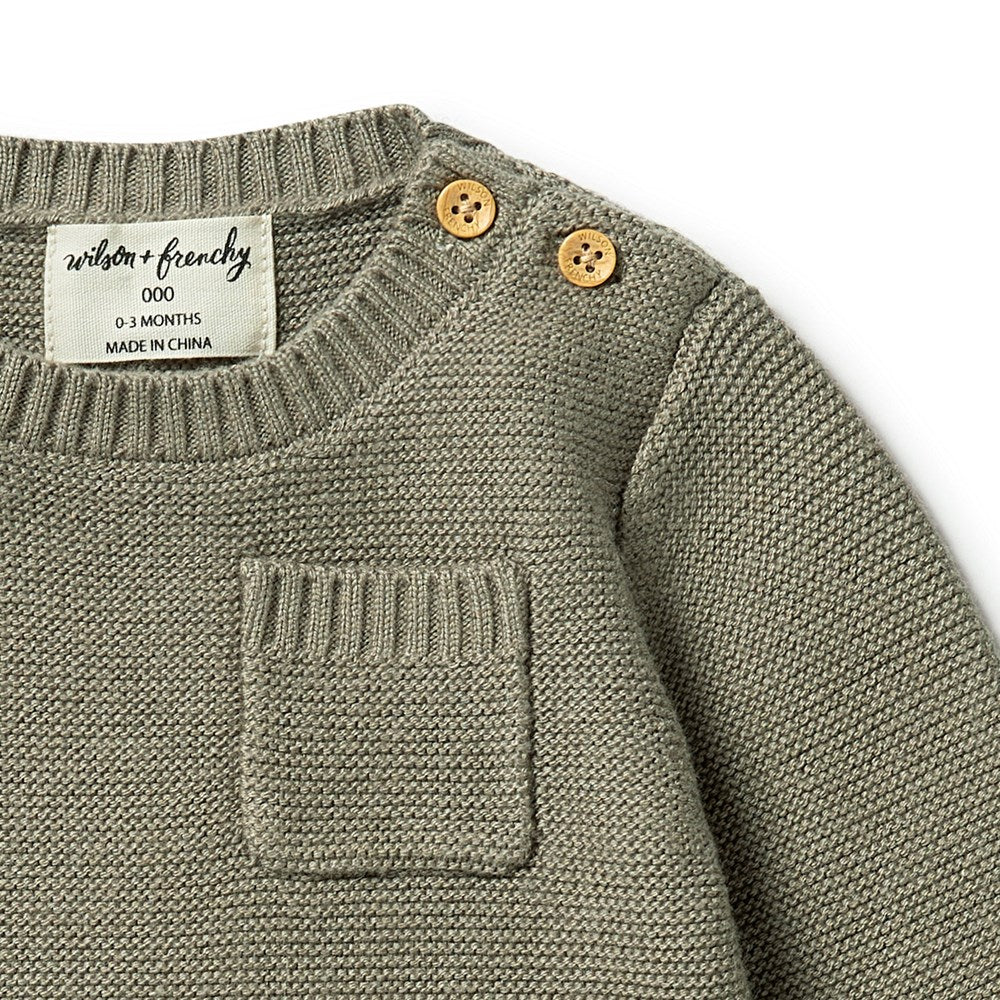 Cozy Knitted Pocket Jumper Sweater for Women - Soft Winter Pullover with Kangaroo Pouch - Perfect for Casual Outfits, Coffee Dates & Holiday Gatherings