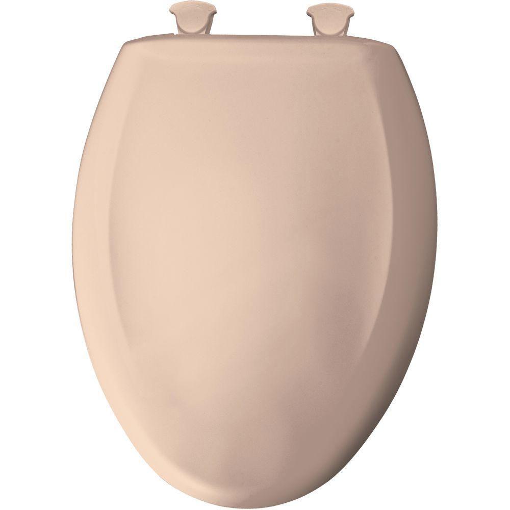 Bemis Slow Close STA TITE Elongated Closed Front Toilet Seat - Desert Bloom 463297 | Soft Close, Durable Design for Bathroom Upgrade | Perfect for Home, Office & Commercial Use