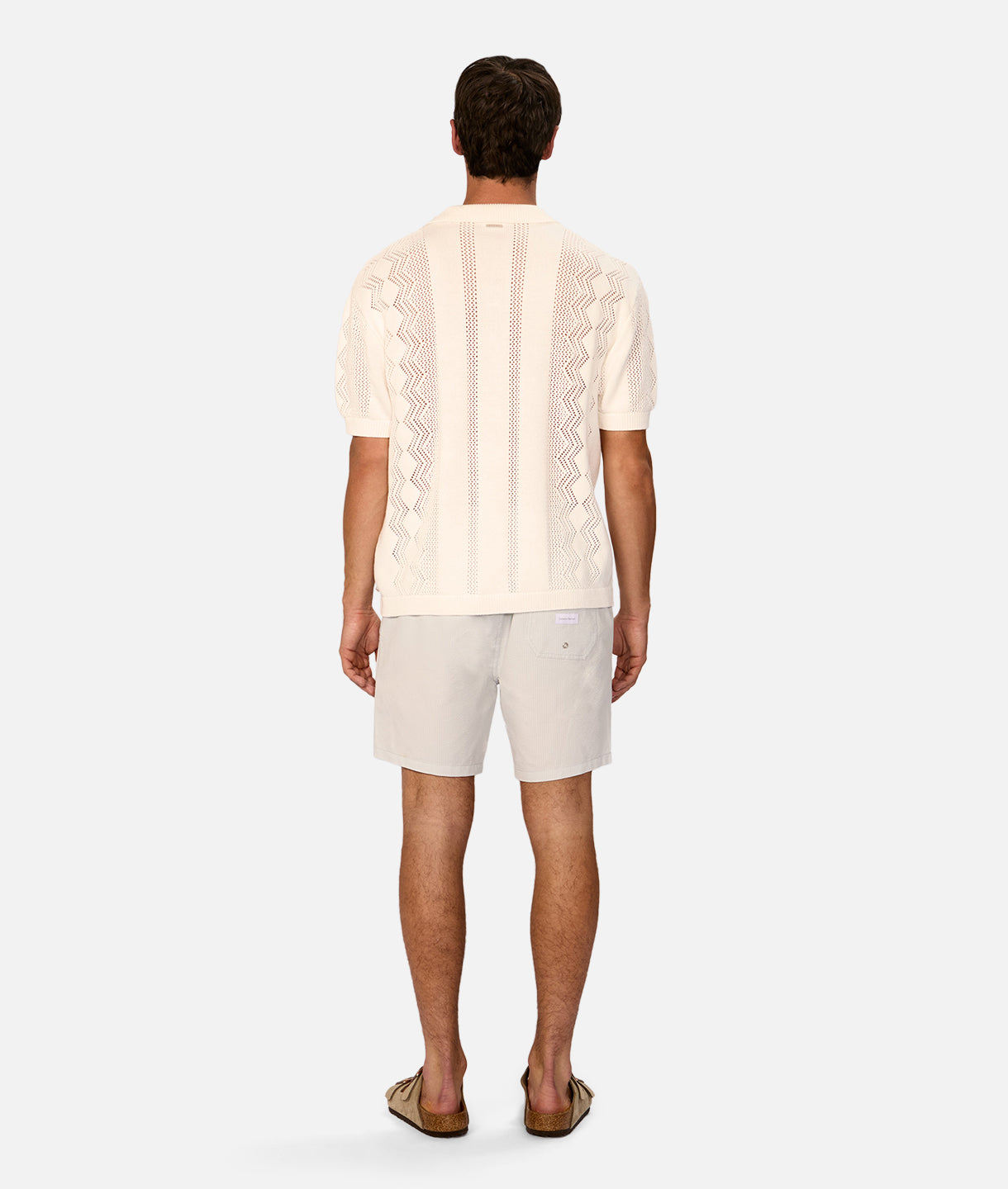 Fargo Polo Shirt in Chalk - Classic Men's Casual Wear for Office, Golf & Outdoor Activities