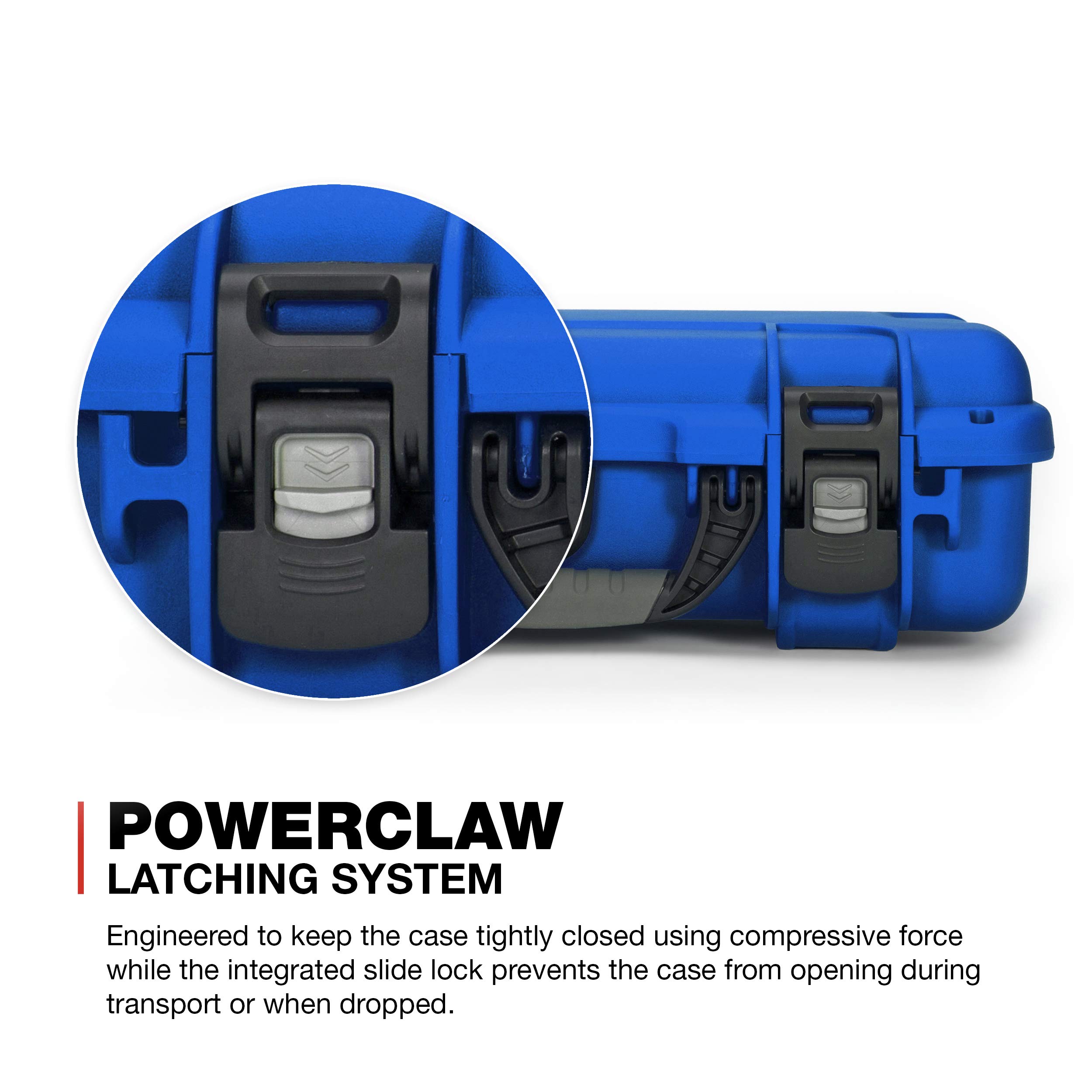 Nanuk 910 Waterproof Hard Case with Custom Foam Insert - Protective Storage for Sennheiser ENG & Senal Audio Equipment (Blue) - Perfect for Field Recording, Studio Transport & Equipment Protection