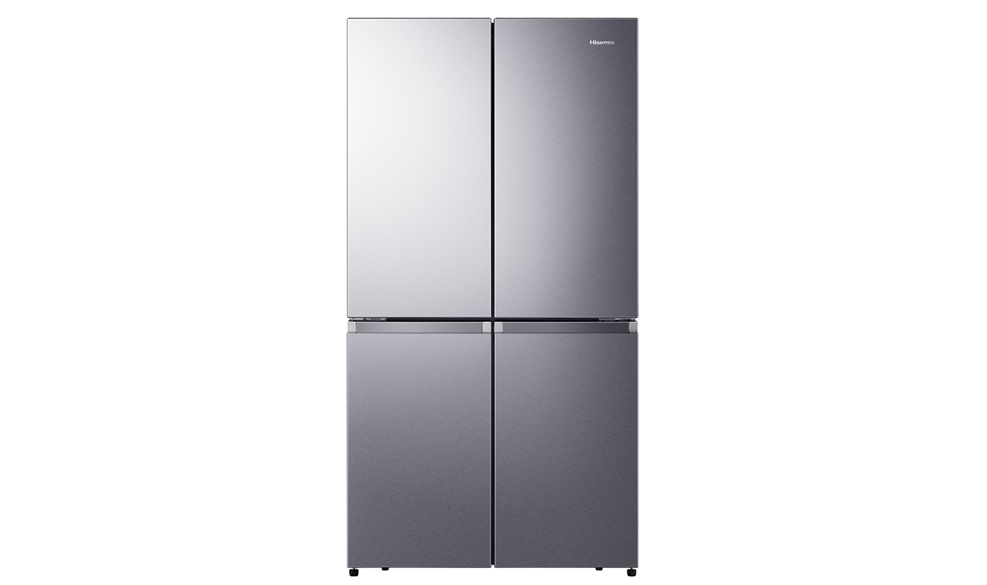 Hisense HRCD609S 609L French Door Refrigerator with PureFlat Stainless Steel - Energy Efficient Large Capacity Fridge for Modern Kitchen & Family Use