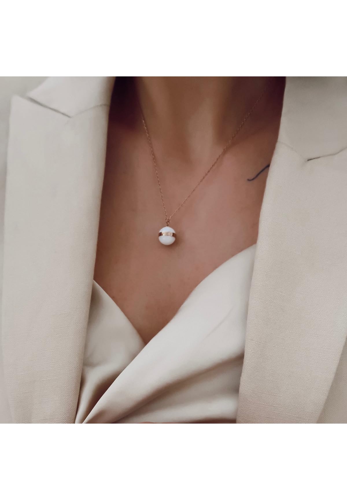 Daniel Wellington Aspiration Necklace - Elegant Minimalist Pendant for Women | Perfect for Everyday Wear, Gifts & Special Occasions