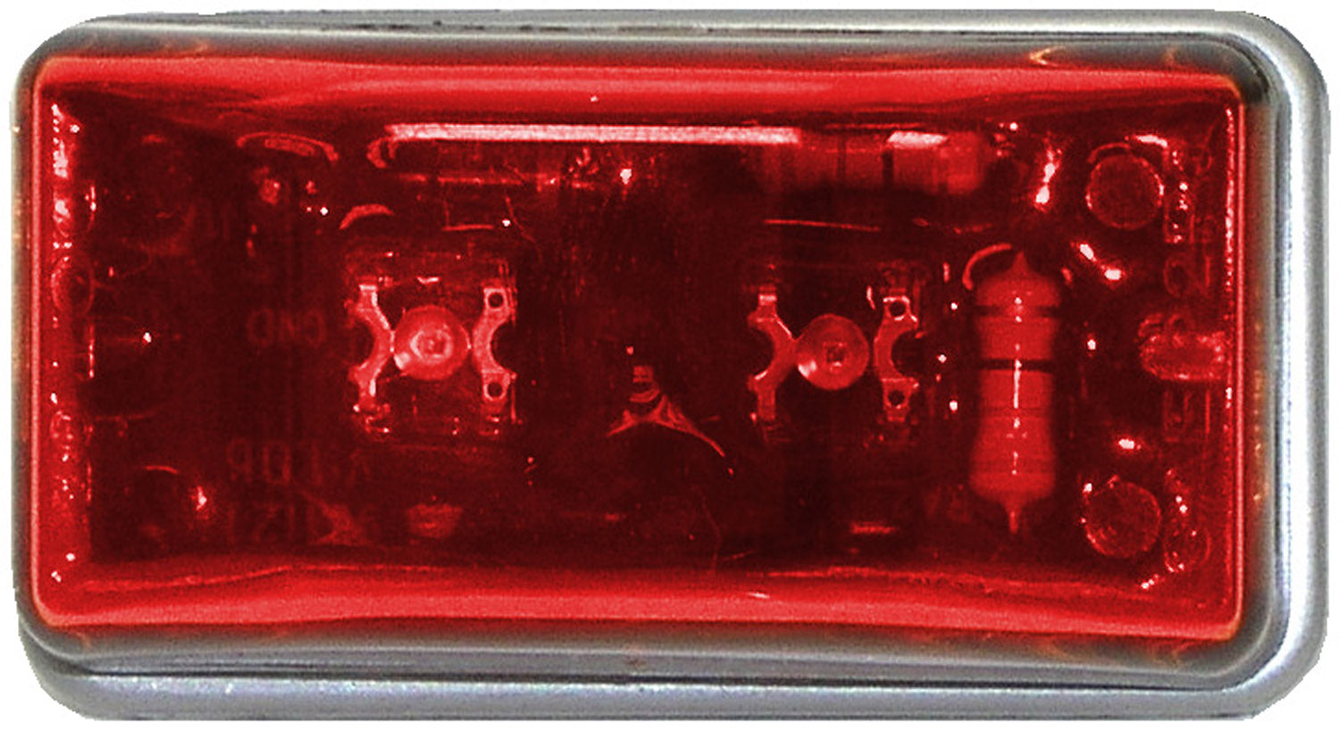 PM M191R Red LED Clearance Marker Light - Heavy Duty Truck & Trailer Safety Lighting for Night Visibility