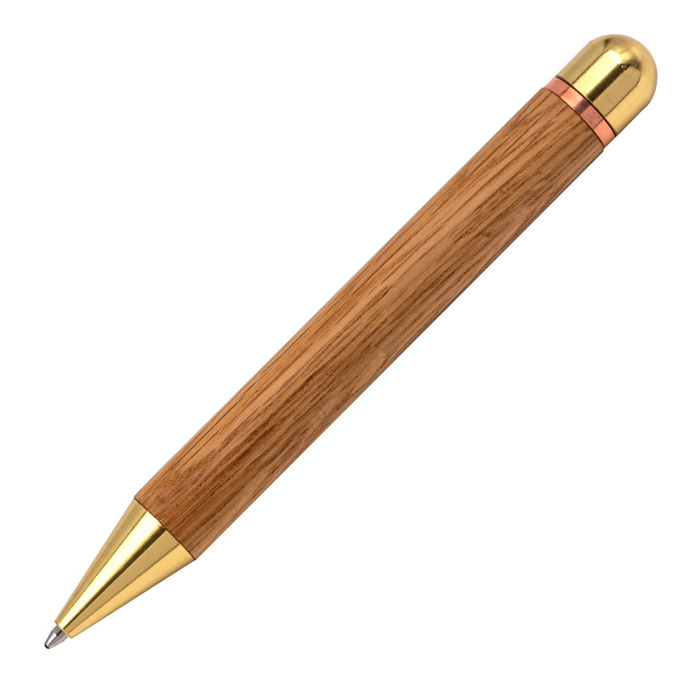 Premium Whisky Brass Ballpoint Pen - Sommelier Edition by E+M | Elegant Writing Instrument for Wine Tasting Notes & Business Gifts