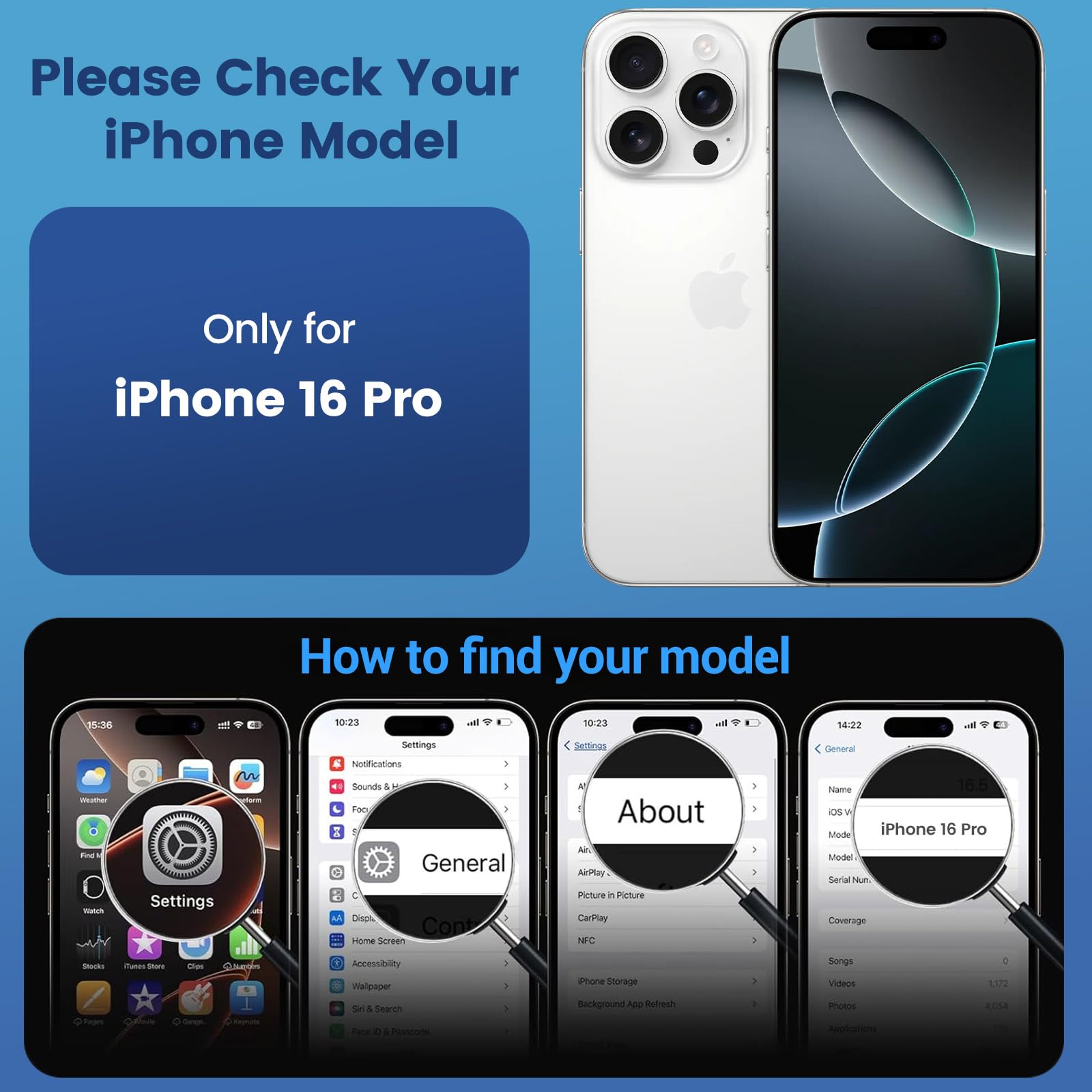 Temdan iPhone 16 Pro Case Clear with MagSafe - Military Grade Shockproof Slim Magnetic Phone Cover | Anti-Yellowing Transparent Protection | Perfect for Outdoor Activities, Work & Daily Use