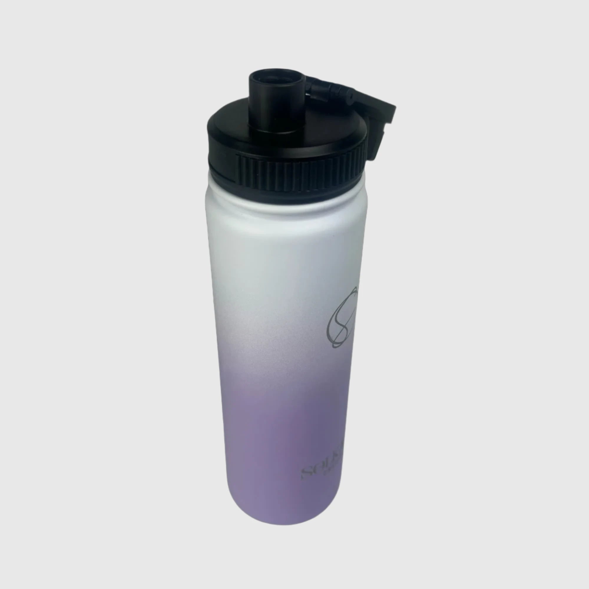 Lavender Lilac Stainless Steel Insulated Water Bottle 650ml (22oz) - Keeps Drinks Hot/Cold for 24 Hours - Perfect for Hiking, Gym & Outdoor Activities