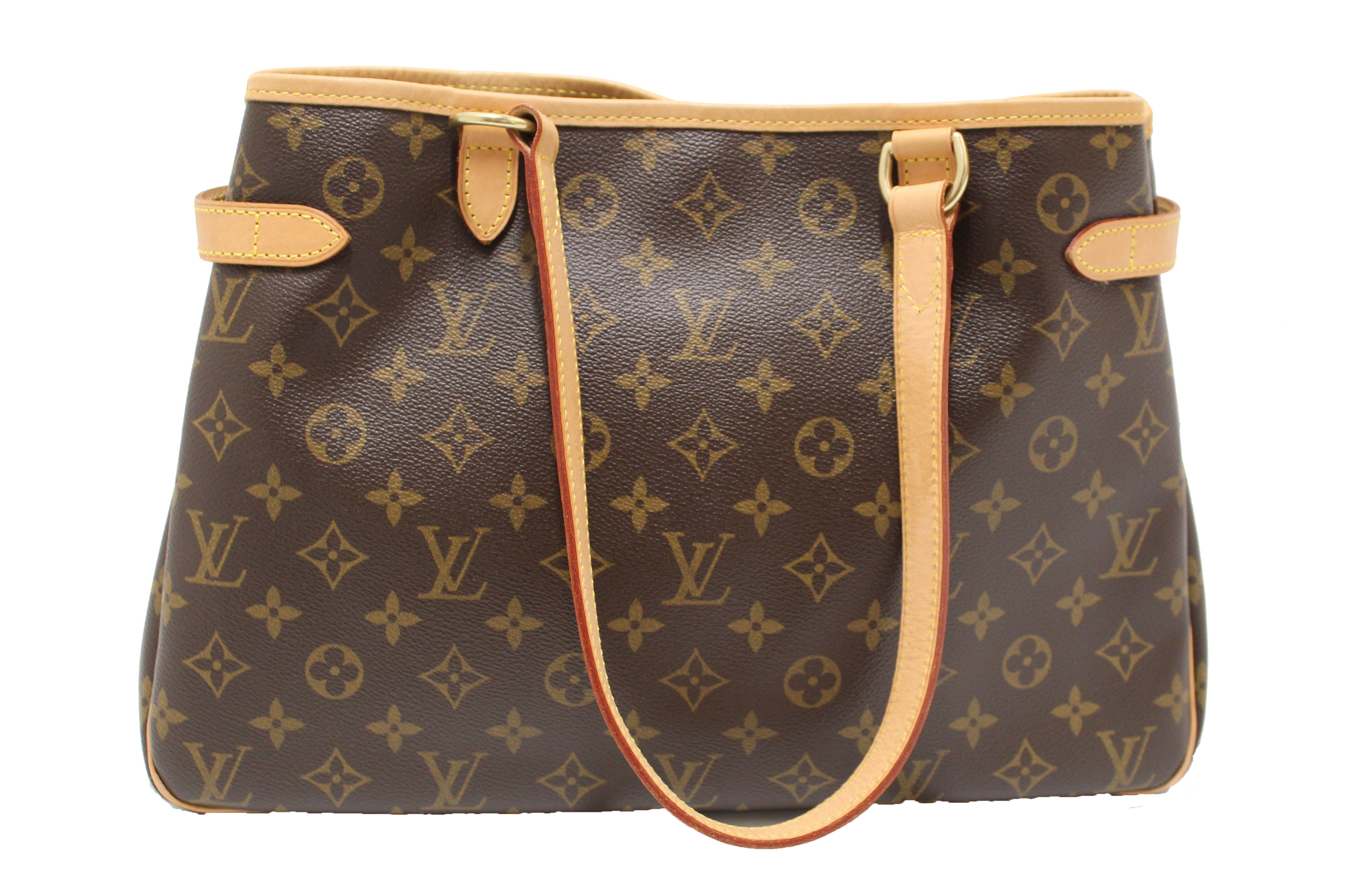 Authentic Louis Vuitton Monogram Batignolles Horizontal Tote Bag - Luxury Designer Shoulder Bag for Women, Perfect for Work, Travel & Everyday Use