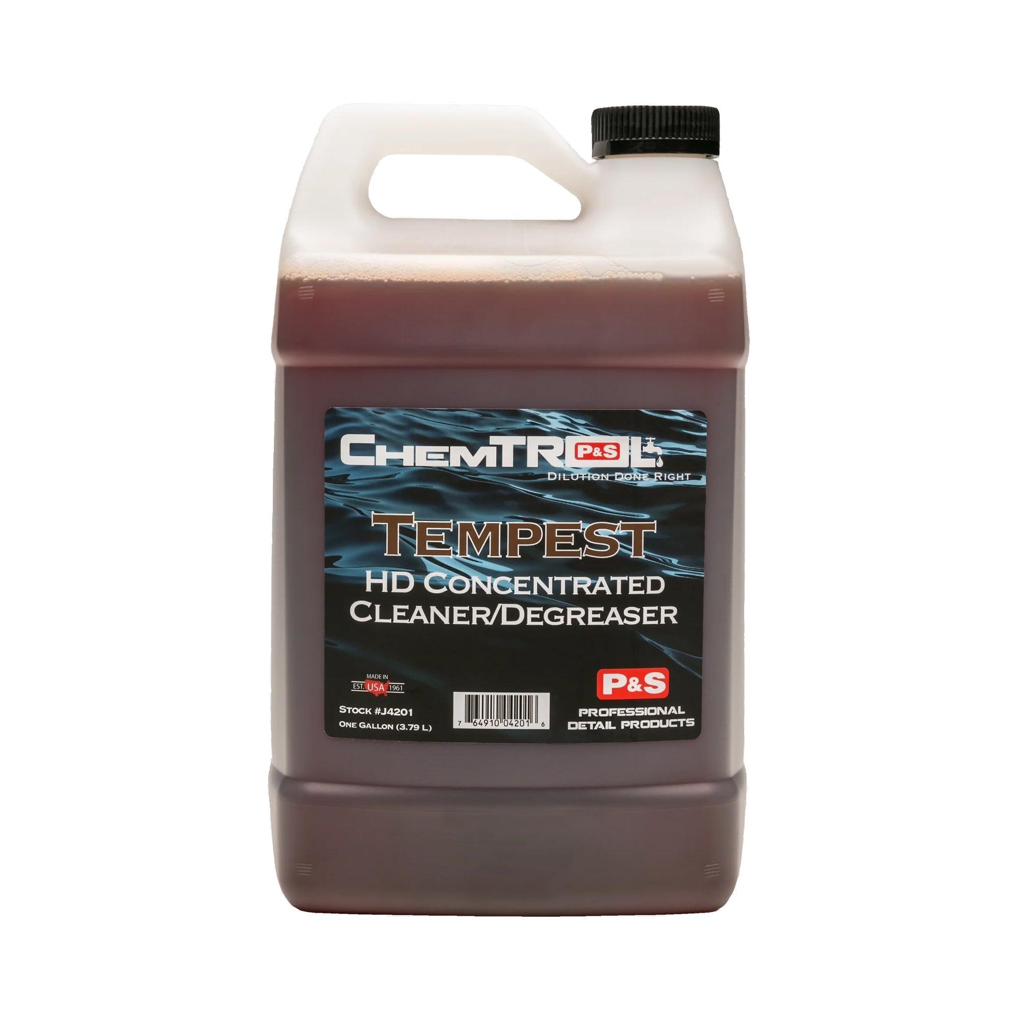 P&S ChemTROL Tempest HD Concentrated Degreaser - Heavy Duty Cleaner for Auto, Marine & Industrial Use - Removes Oil, Grease & Grime - Perfect for Garage, Workshop & Fleet Maintenance