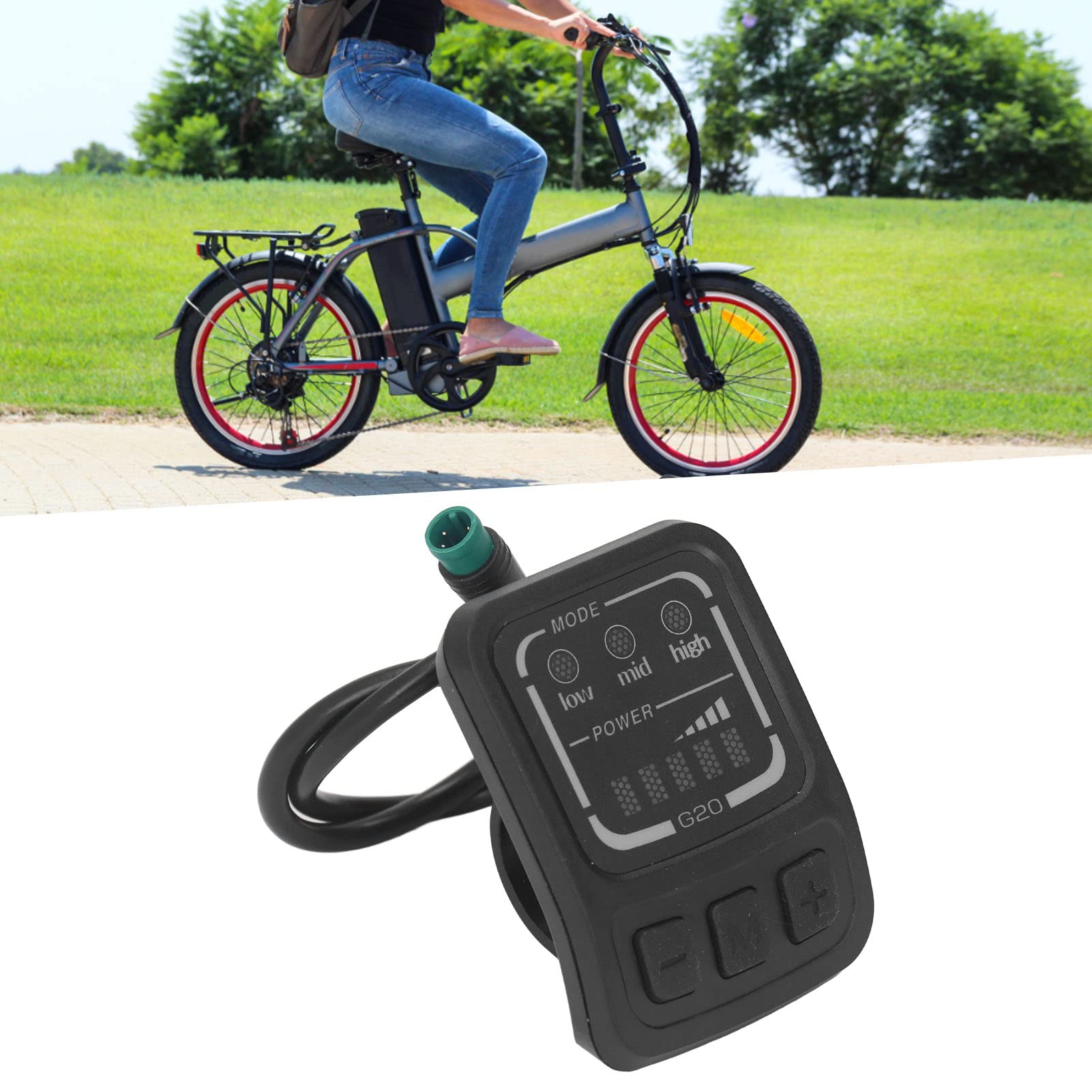 Alomejor G20 F Electric Scooter LED Display with Interface - High Visibility Screen for Commuting & Urban Travel