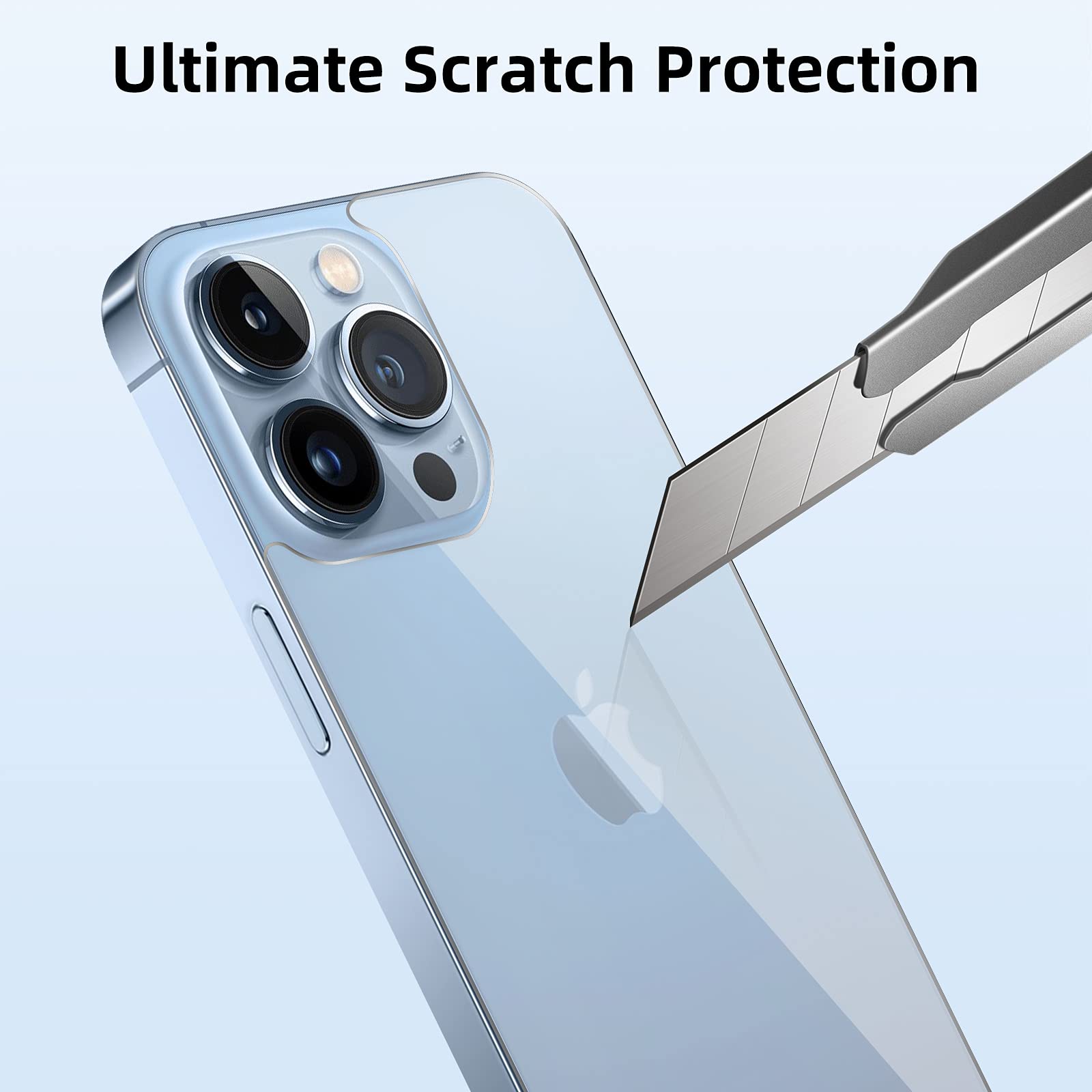 [2 Pack] Duolamila iPhone 13 Pro Max Back Screen Protector - Anti-Scratch & Bubble-Free Tempered Glass, Ultra Thin Rear Film for iPhone 13 Pro Max (6.7 Inch) - Perfect for Daily Protection & Enhanced Grip