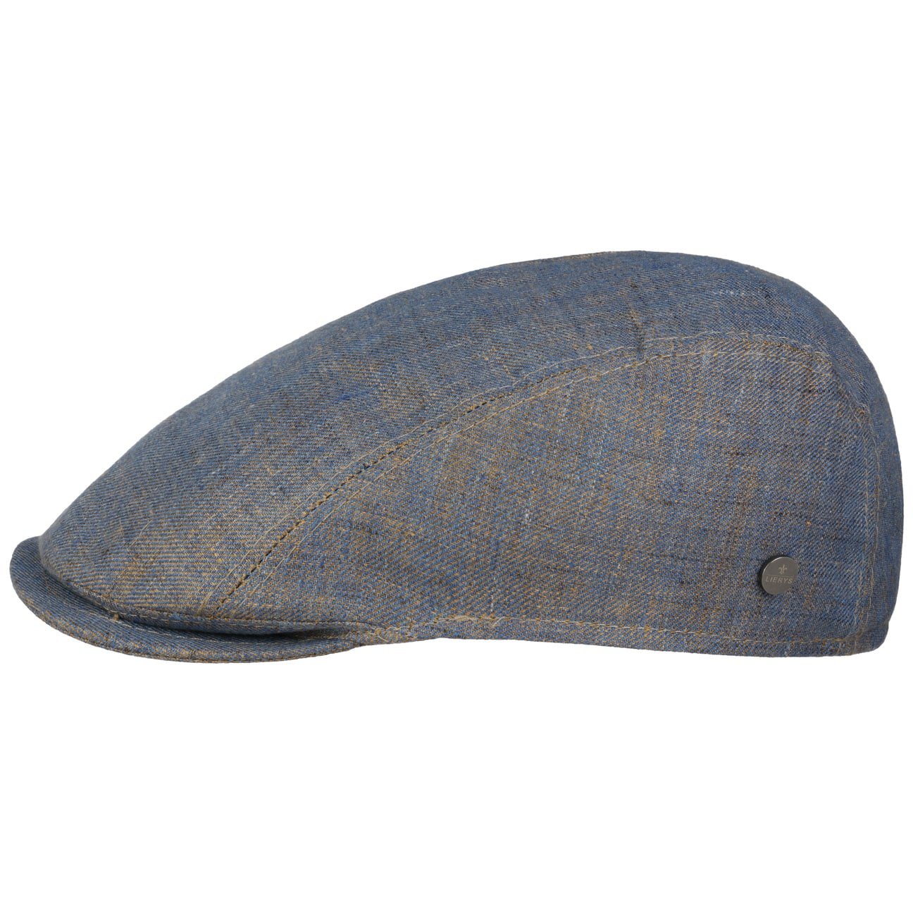 Lierys Men's Classic Flat Cap - 100% Linen Summer Hat for Outdoor Activities, Golf, Fishing & Casual Wear