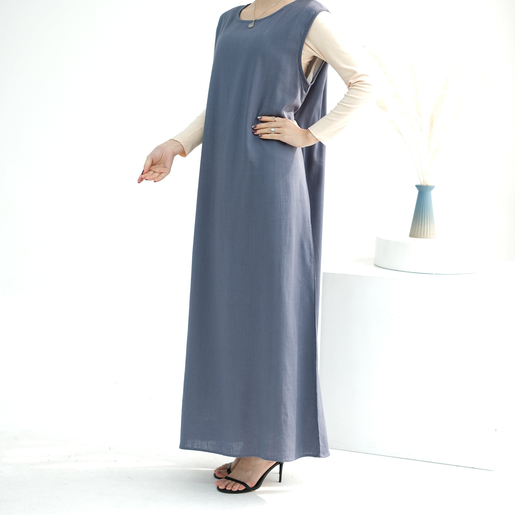 Aviella Linen Set - Soft & Breathable Denim Outfit for Women | Perfect for Summer, Casual Wear & Beach Vacations
