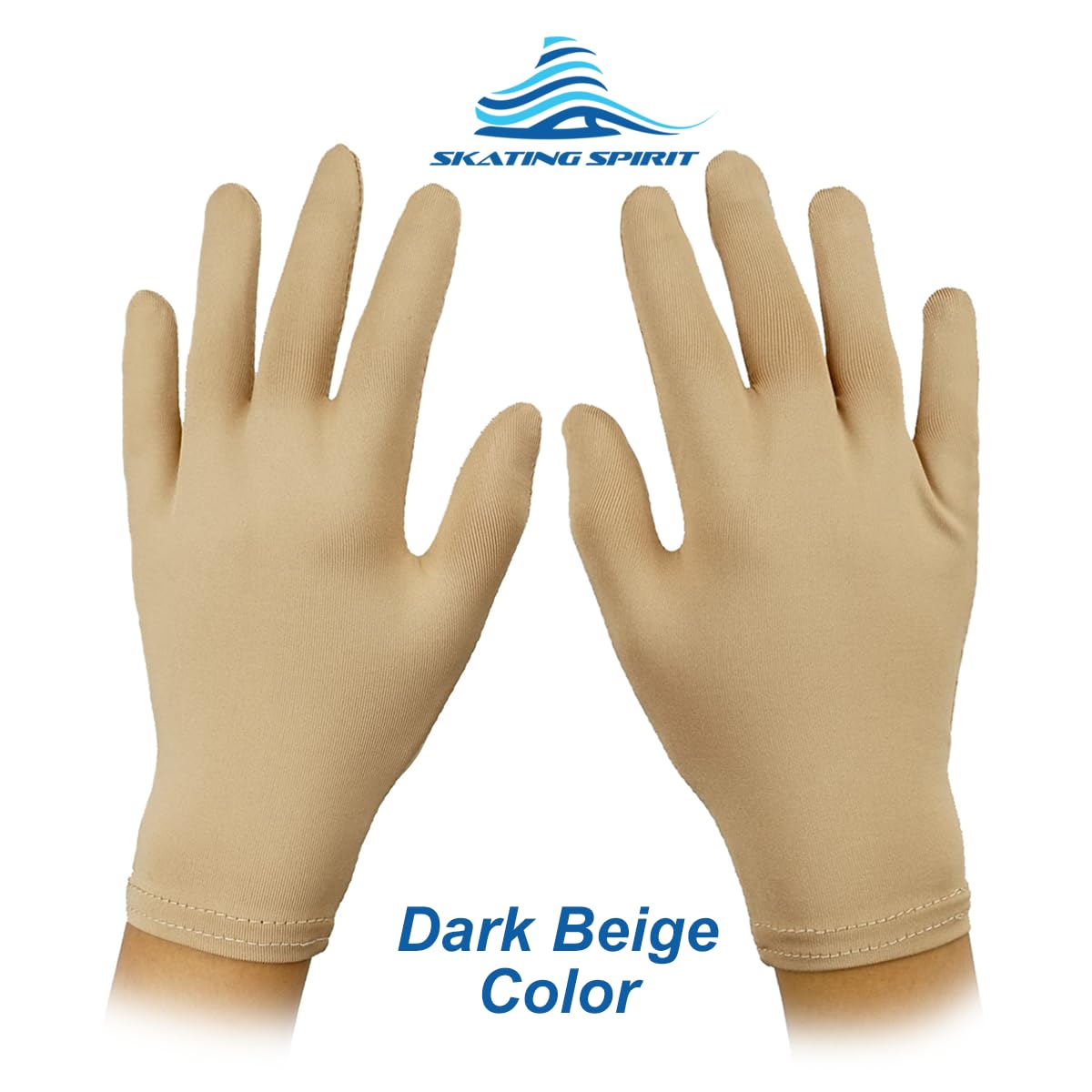 Figure Skating Competition Gloves & Dance Gloves (1 Pair) - Professional Performance Gloves for Ice Skating Shows & Testing - Perfect for Competitions, Performances, and Practice Sessions
