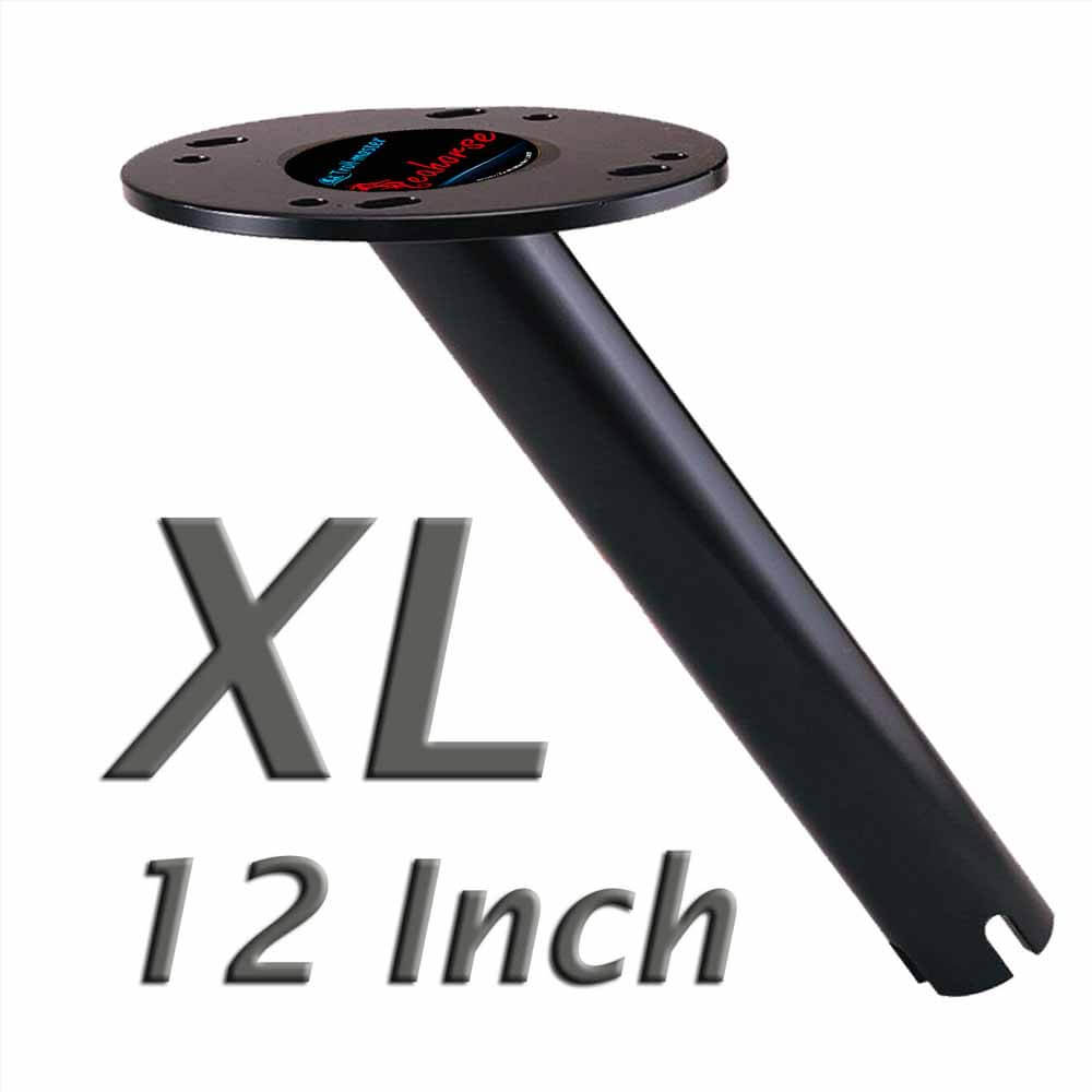 Seahorse Downrigger Gimbal Mount XL (12 Inch) - Heavy-Duty Fishing Rod Holder for Deep Sea Trolling - Perfect for Saltwater Fishing & Offshore Angling