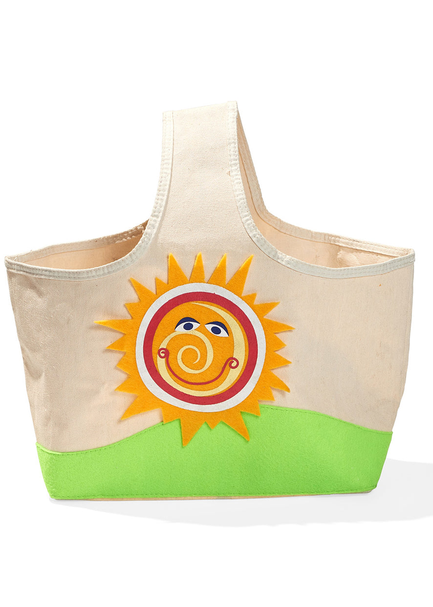 California Baby Sunface Caddy - Organic Sunscreen Organizer for Beach, Pool & Travel | Waterproof Baby Essentials Storage for Diaper Bags & Strollers