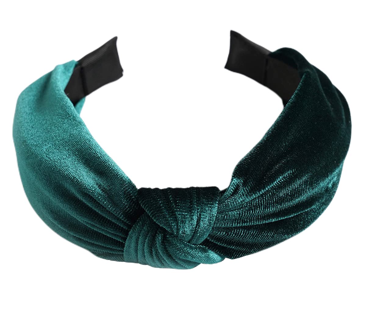 Scicent Velvet Wide Headbands for Women - 3 Pack Soft No Slip Hair Bands, Fashion Hair Accessories for Ladies & Girls | Perfect for Workouts, Yoga, Office & Everyday Style
