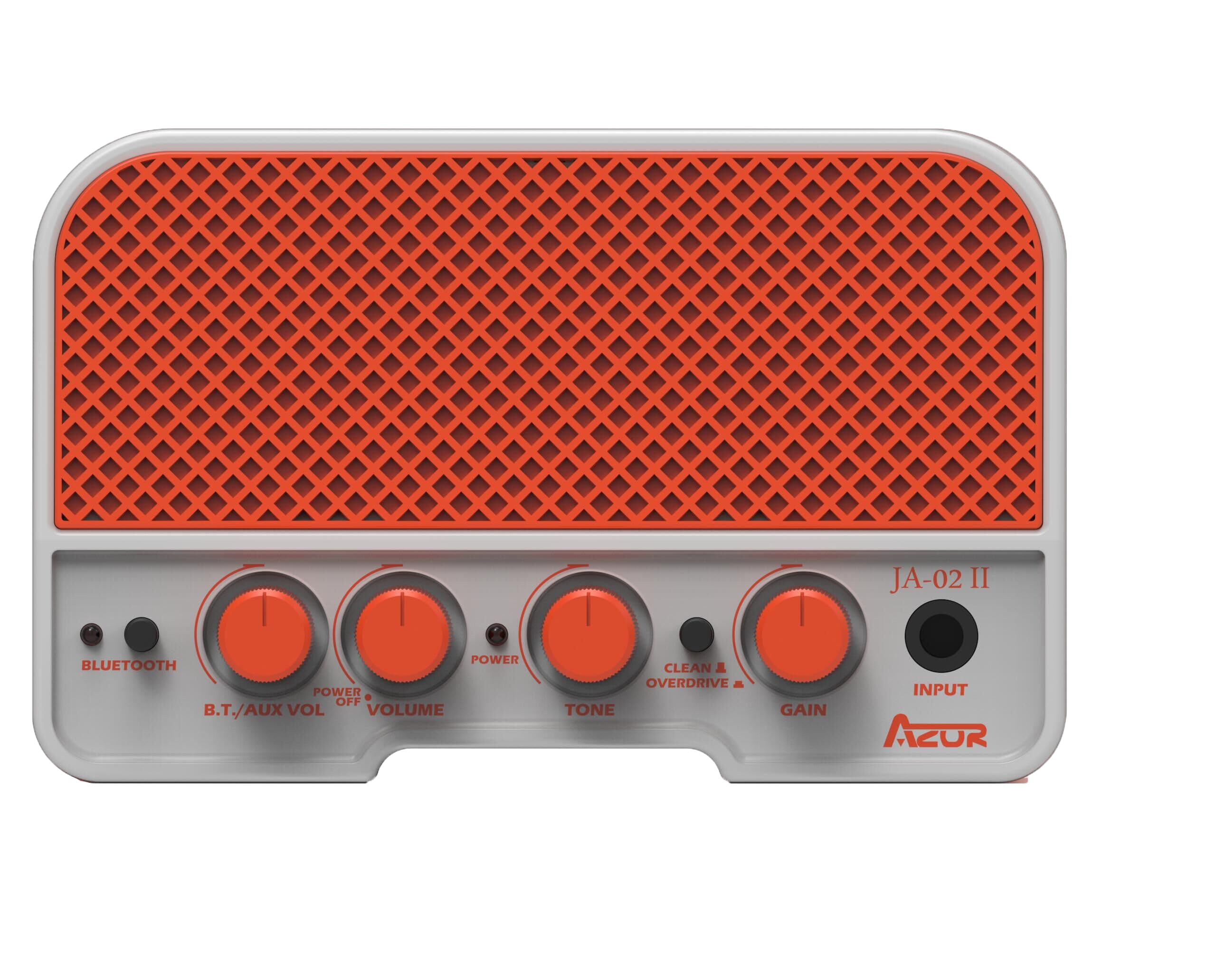 AZOR Mini 5W Portable Electric Guitar Amplifier - Wireless Small Guitar Amp with Clean & Overdrive Effects, Headphone Output | Perfect for Home Practice, Travel & Street Performances