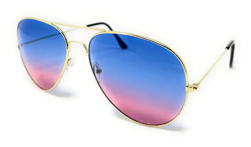 Gold, Blue/Pink