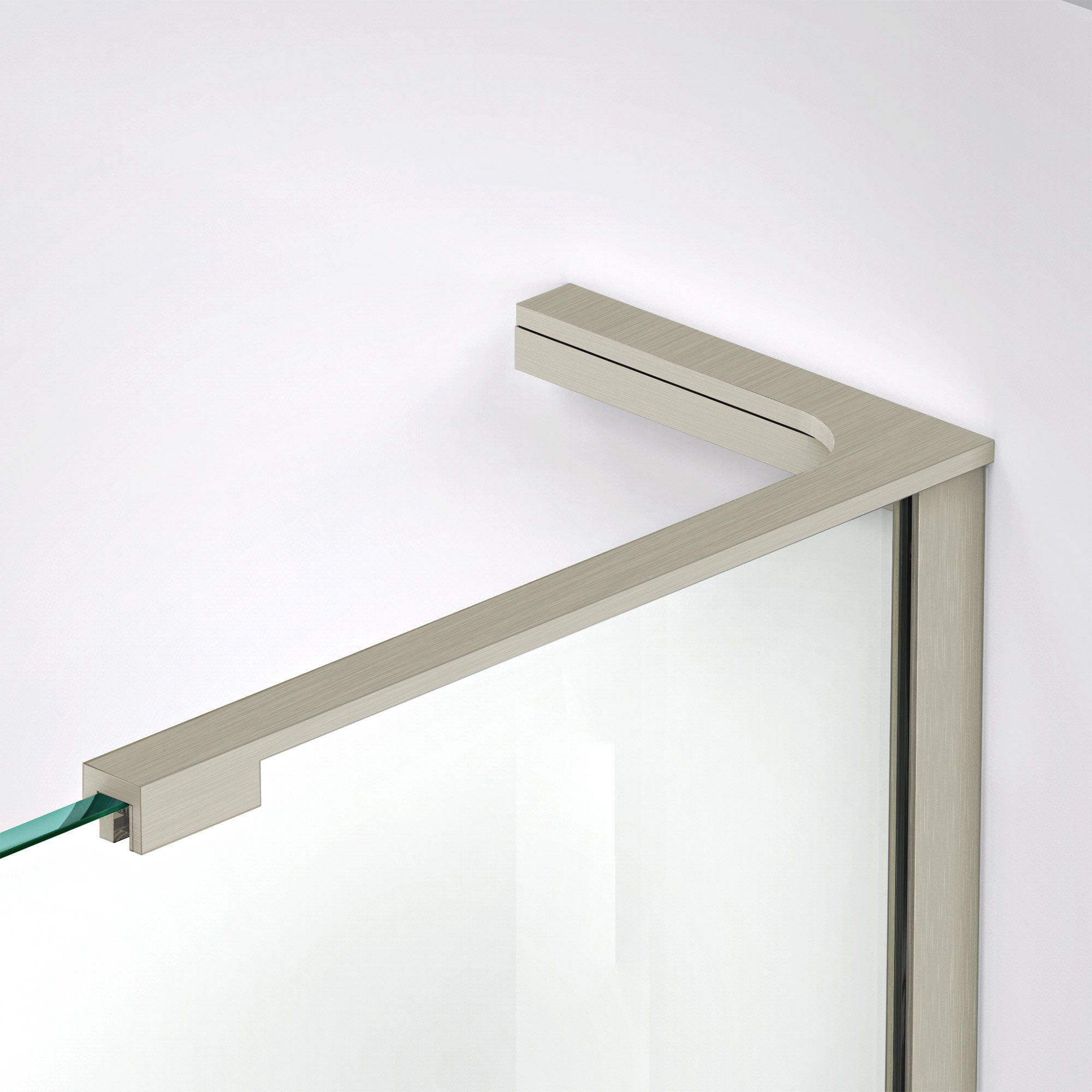 DreamLine Prism Plus 36x36x74.75 Inch Frameless Hinged Shower Enclosure with SlimLine Base Kit - Modern Bathroom Upgrade for Small Spaces, Easy Installation, Waterproof Design