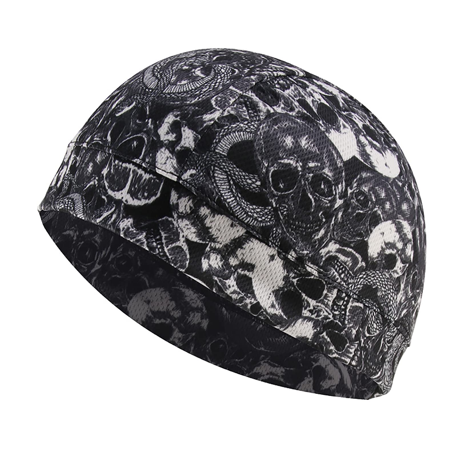Military Style Men's Cycling Cap - Lightweight Helmet Liner Skull Cap with Ear Coverage for Motorcycle, Biking & Football | Perfect for Outdoor Sports & Cold Weather Protection