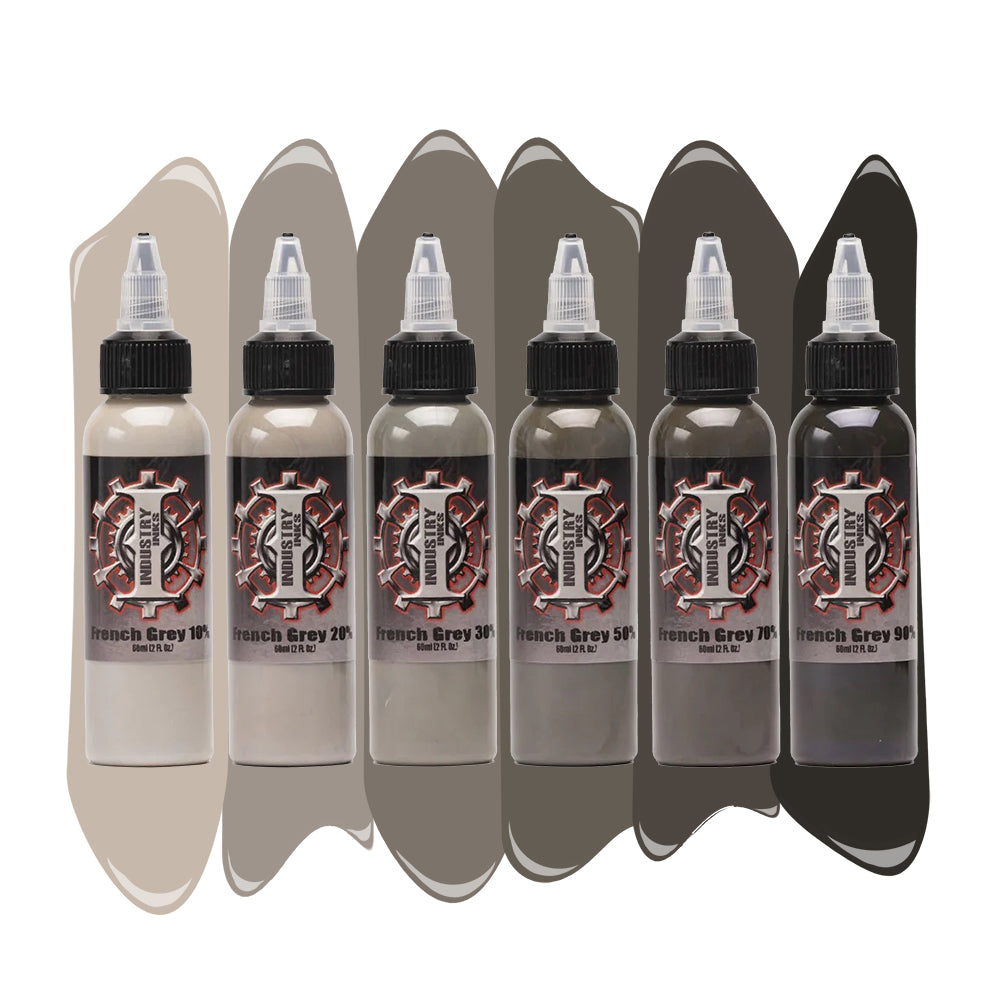 Premium French Grey Ink Set for Printers - Choose Your Size - Perfect for Graphic Design, Screen Printing & DIY Projects