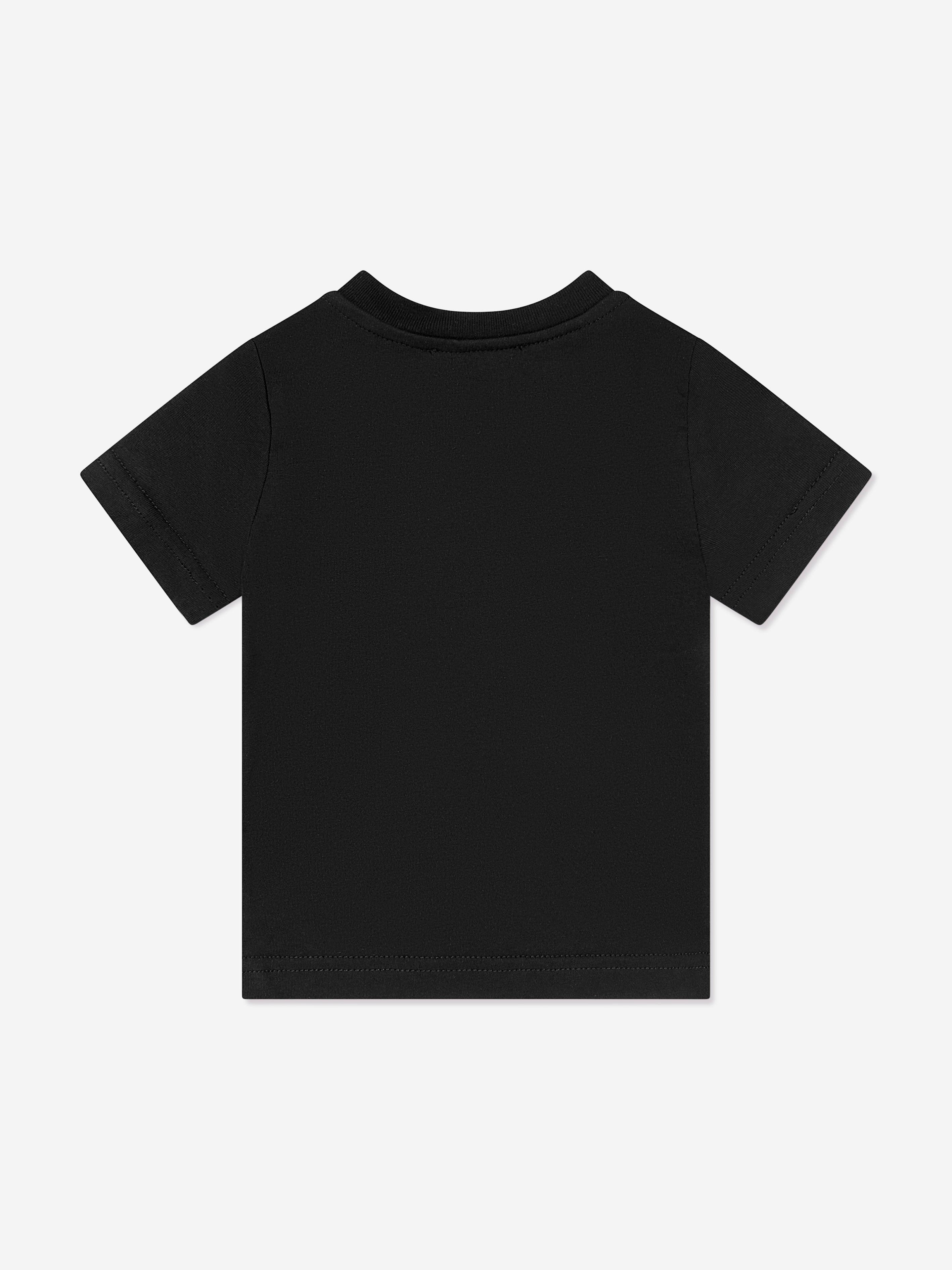 Baby Logo Black T-Shirt - Soft Cotton Comfort for Infants & Toddlers - Perfect for Playtime, Family Outings & Photo Shoots