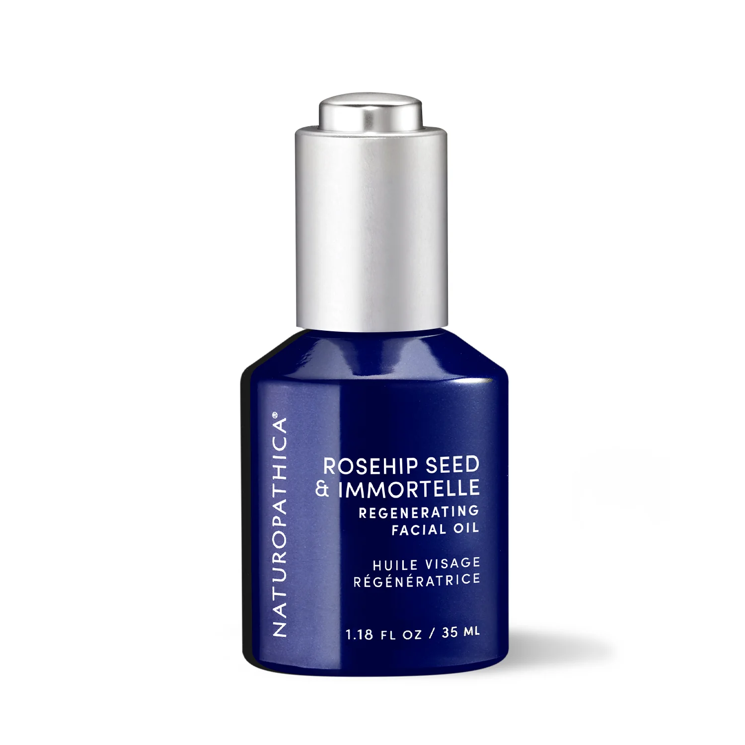 Naturopathica Rosehip Seed & Immortelle Regenerating Facial Oil - Organic Anti-Aging Face Serum for Dry Skin, Wrinkles & Fine Lines - Perfect for Night Routine & Daily Hydration