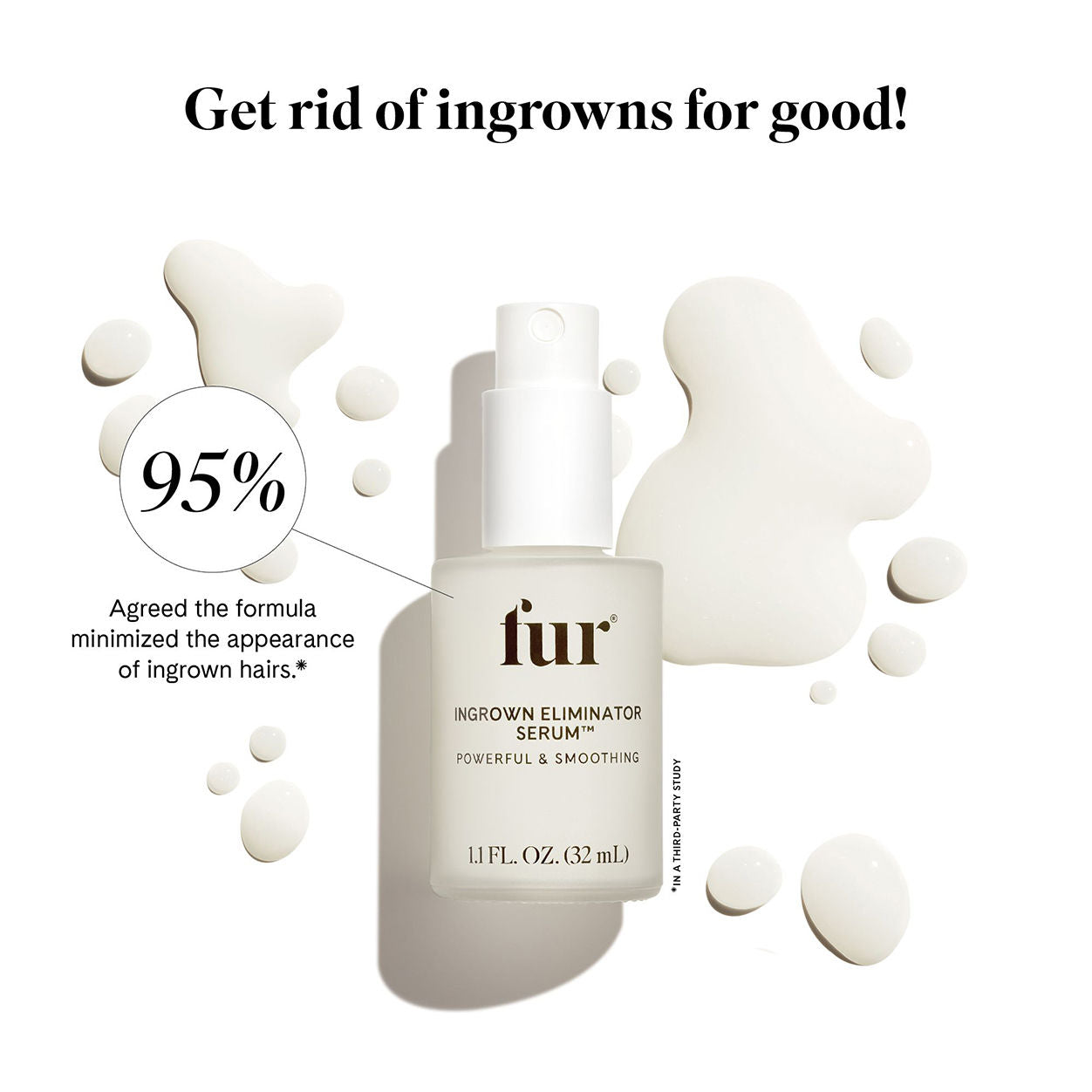 Best Ingrown Hair Eliminator Serum for Smooth Skin - Effective Treatment for Razor Bumps & Ingrown Hairs - Perfect for Post-Shaving & Waxing Care