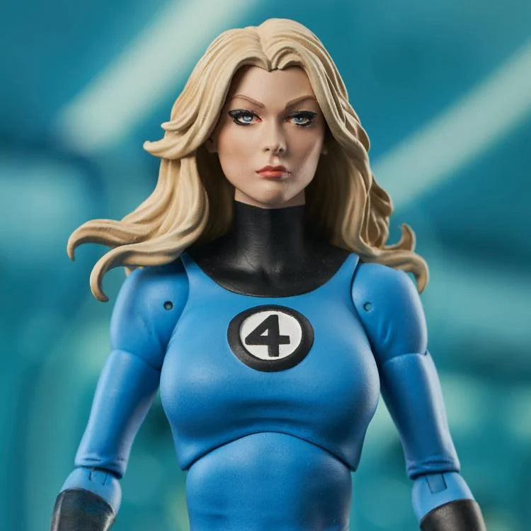 Marvel Select Sue Storm Action Figure - Premium Collectible for Marvel Fans | Perfect for Display, Gifts, and Comic Book Collections
