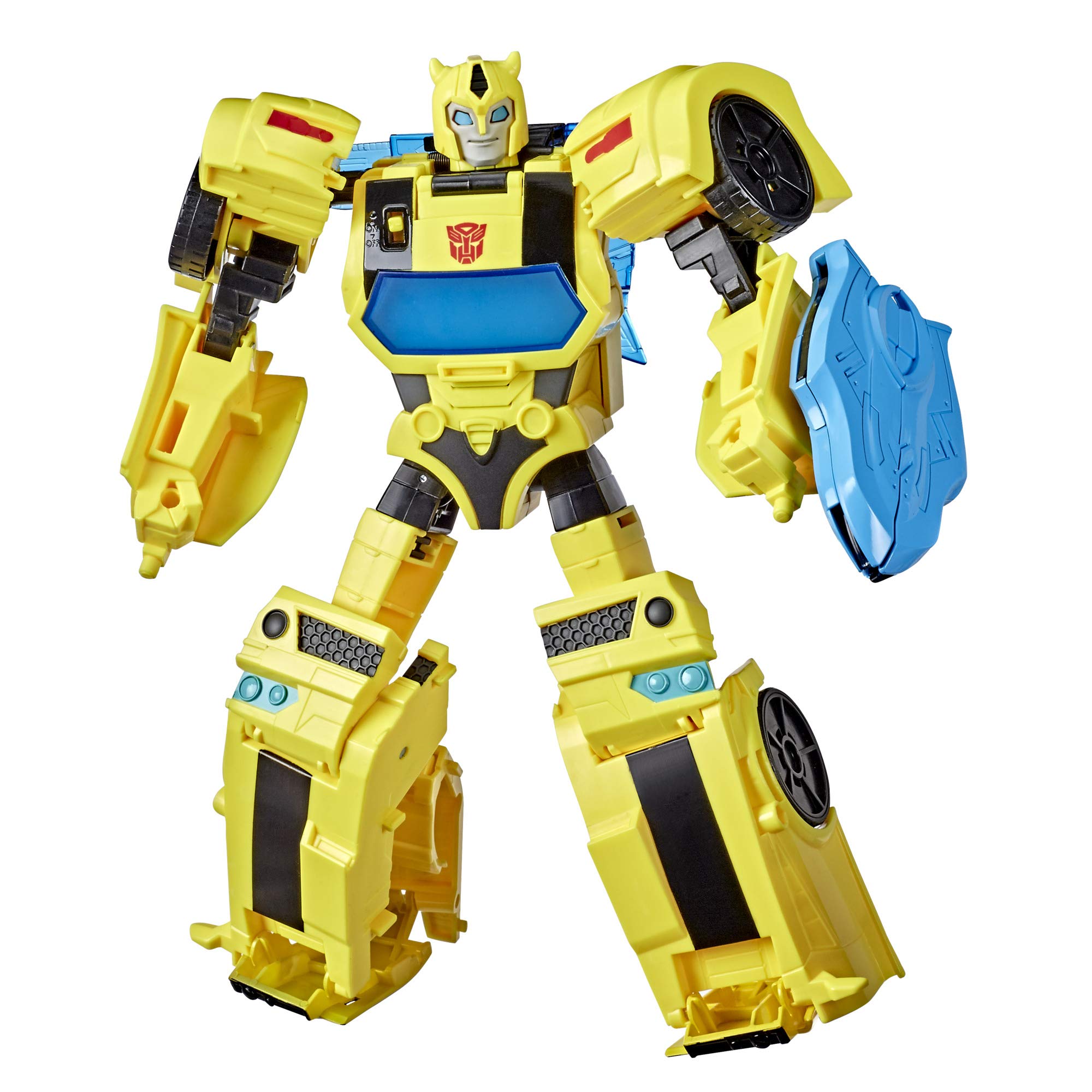 Transformers Bumblebee Cyberverse Adventures Battle Call Officer Class 10-inch Action Figure - Voice Activated with Energon Power Lights & Sounds - Ages 6+ - Perfect for Playtime, Collecting & Display