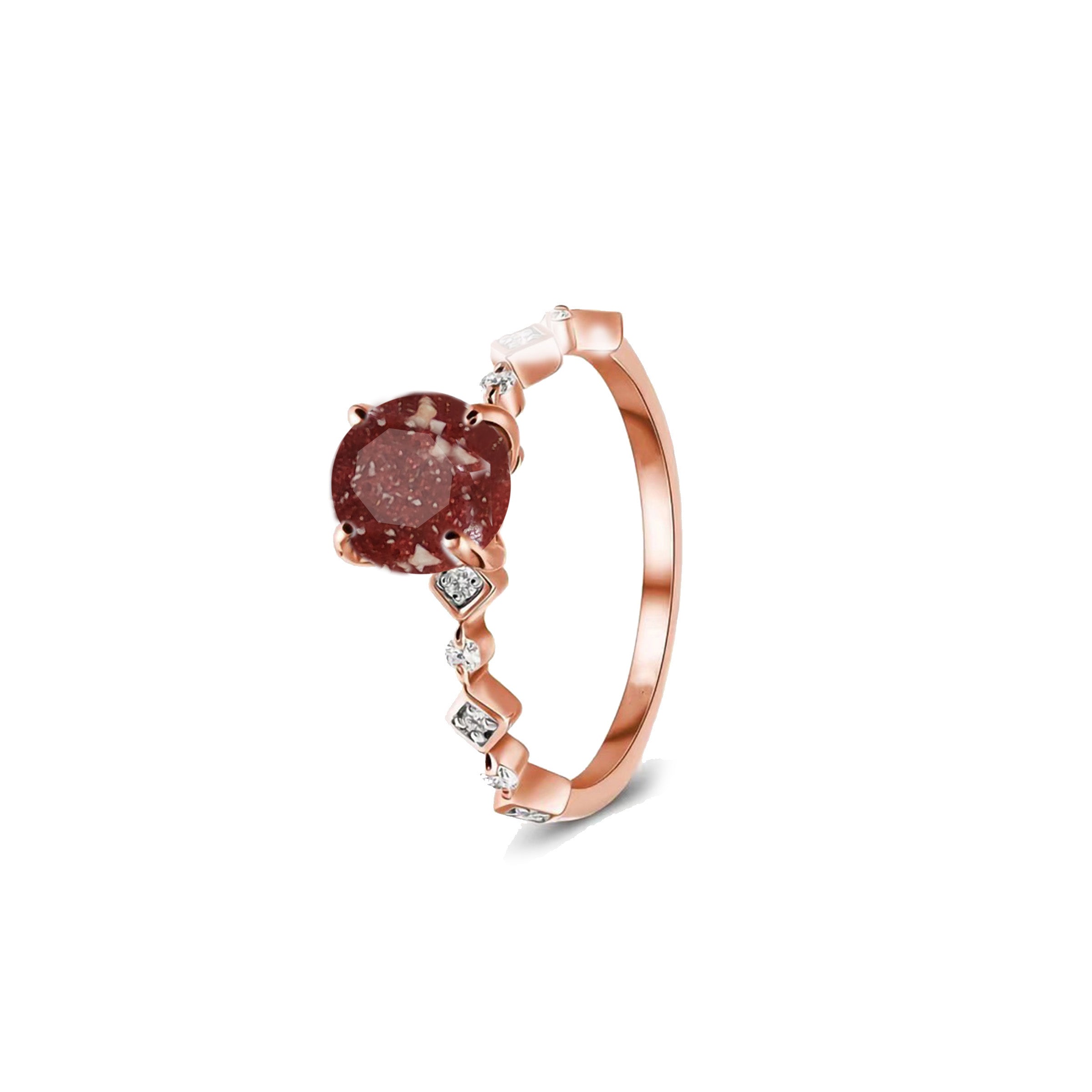 Everlasting Hold: Memorial Ashes Ring for Loved Ones - Perfect for Cremation Jewelry, Keepsake, and Remembrance Gifts