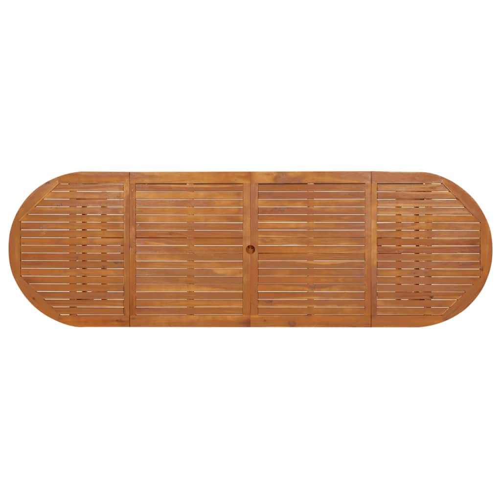 Solid Acacia Wood Outdoor Patio Table 110.2