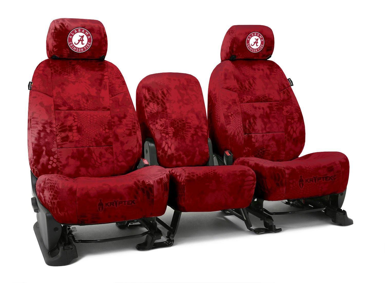 Premium Collegiate Series Kryptek Custom Seat Covers - Durable & Stylish Car Seat Protectors for Trucks & SUVs | Perfect for College Fans & Outdoor Enthusiasts