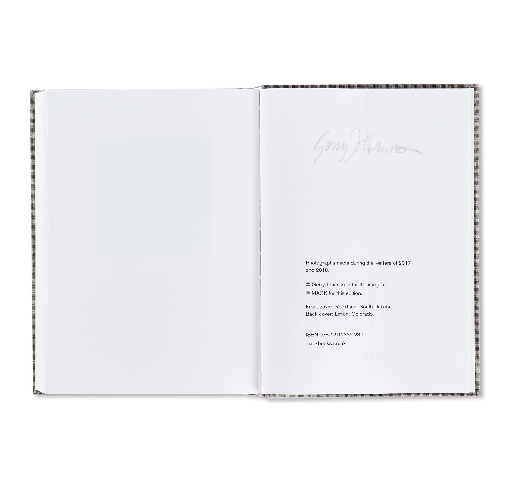American Winter by Gerry Johansson - Signed Photography Book - Perfect for Art Collectors & Photography Enthusiasts