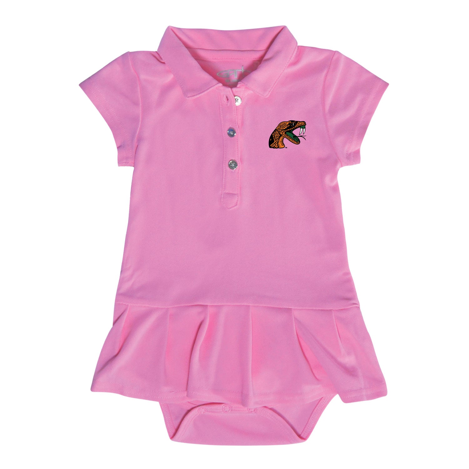 Florida A&M Rattlers Baby Girls' Dress - Cute Infant Outfit for Game Day, Family Photos & Special Occasions